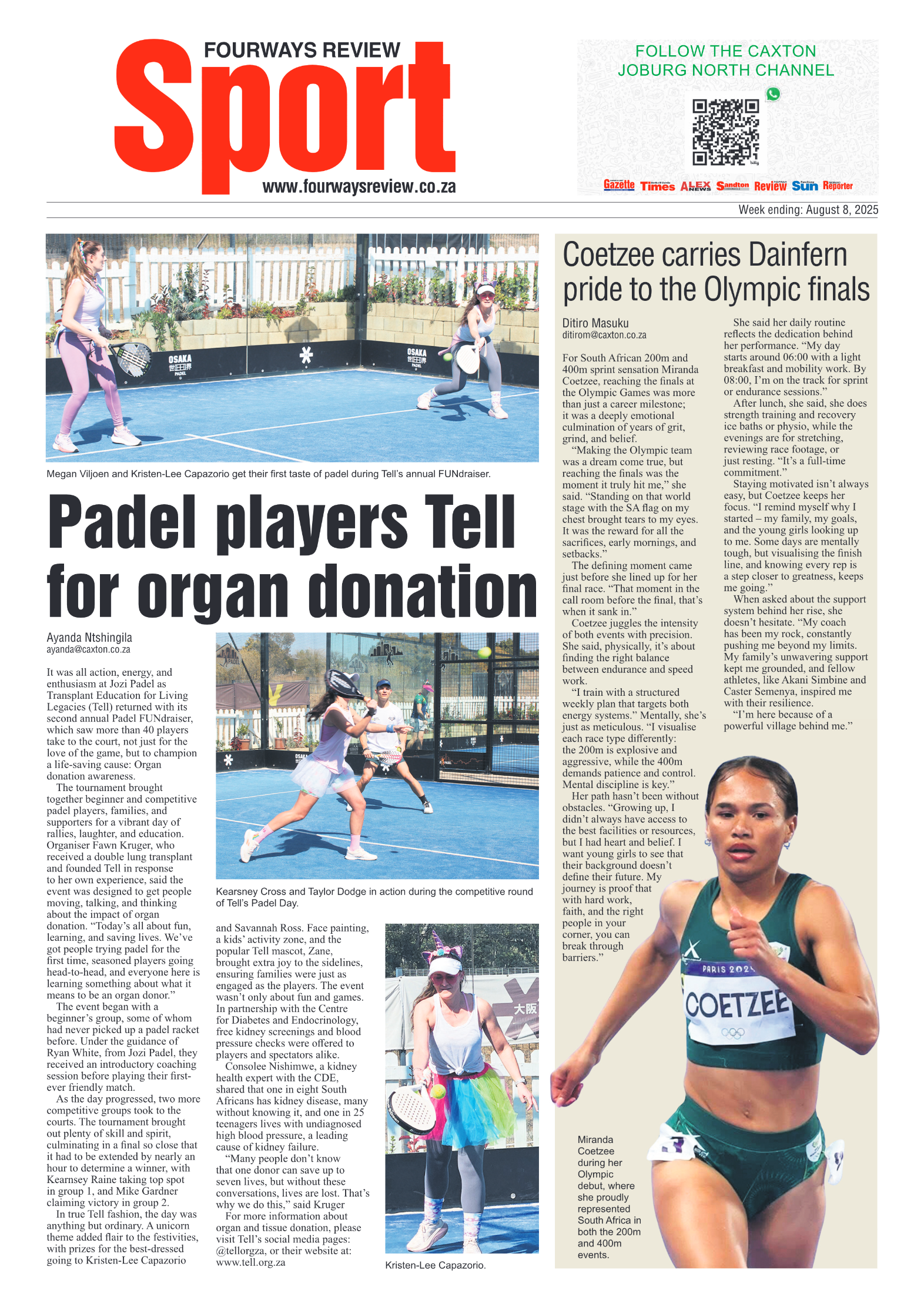 Fourways Review 8 August 2025 page 8