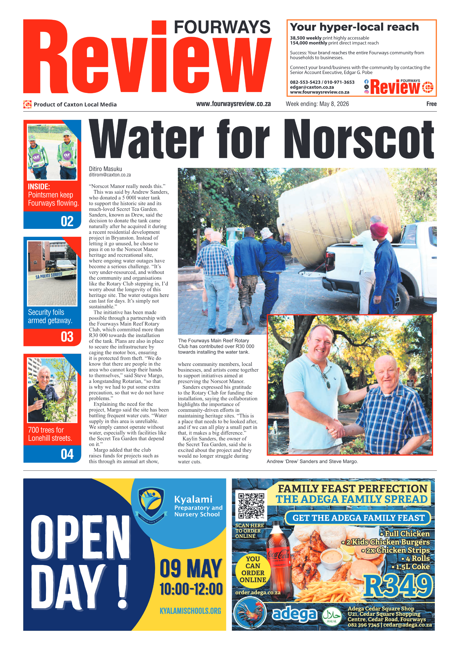 Fourways Review 8 May 2026 page 1