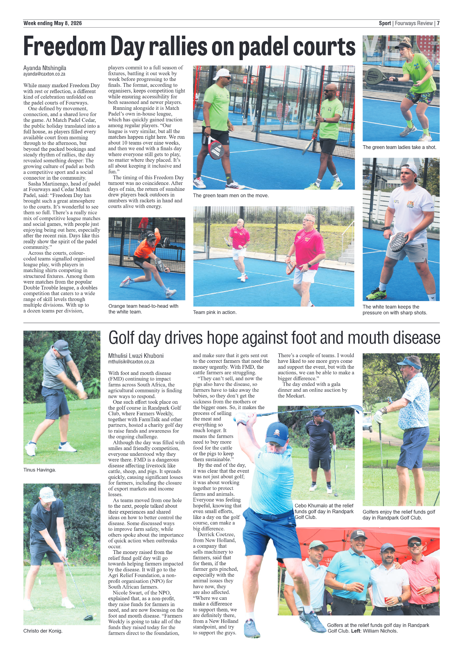 Fourways Review 8 May 2026 page 7