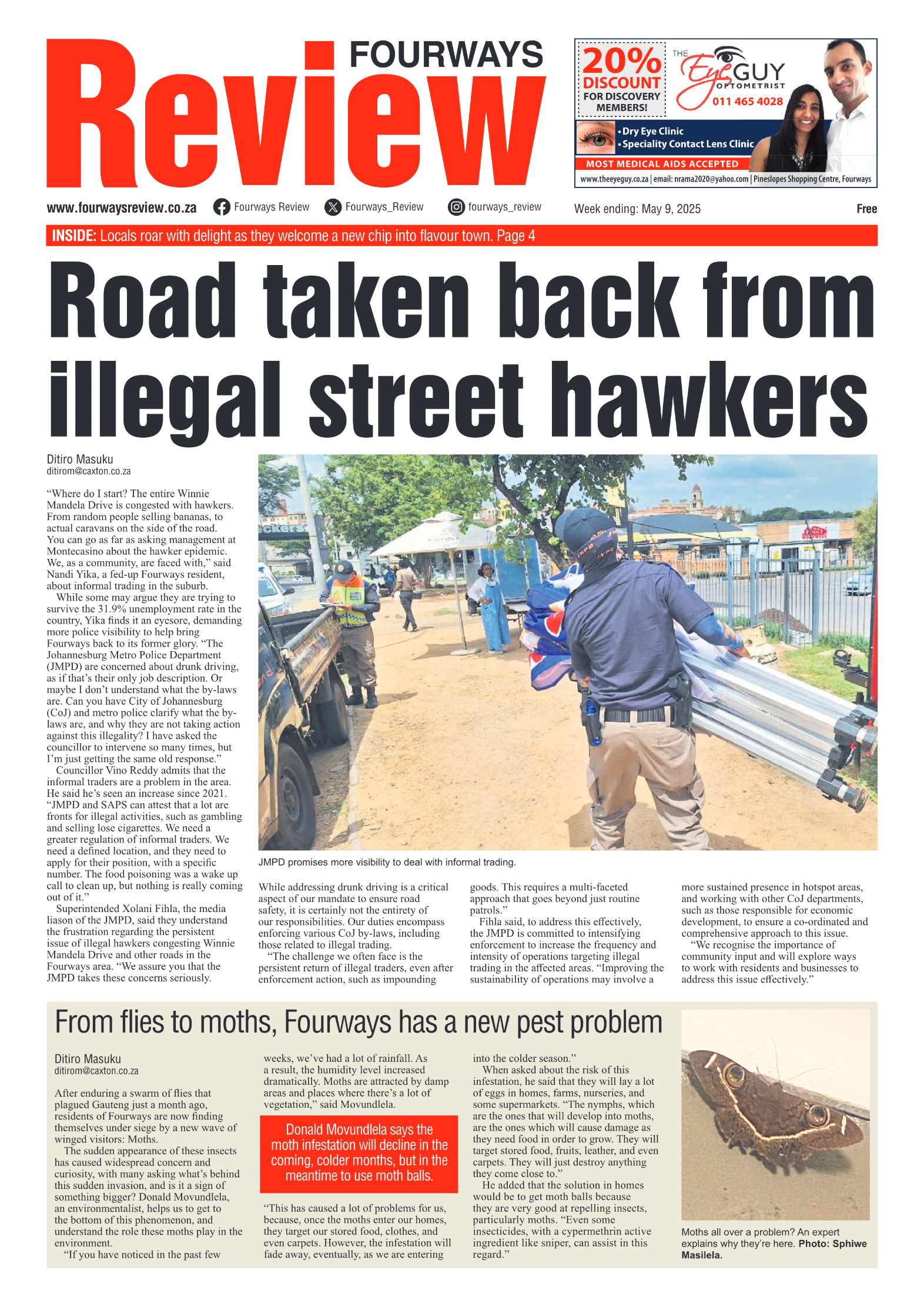 Fourways Review 9 May 2025 page 1