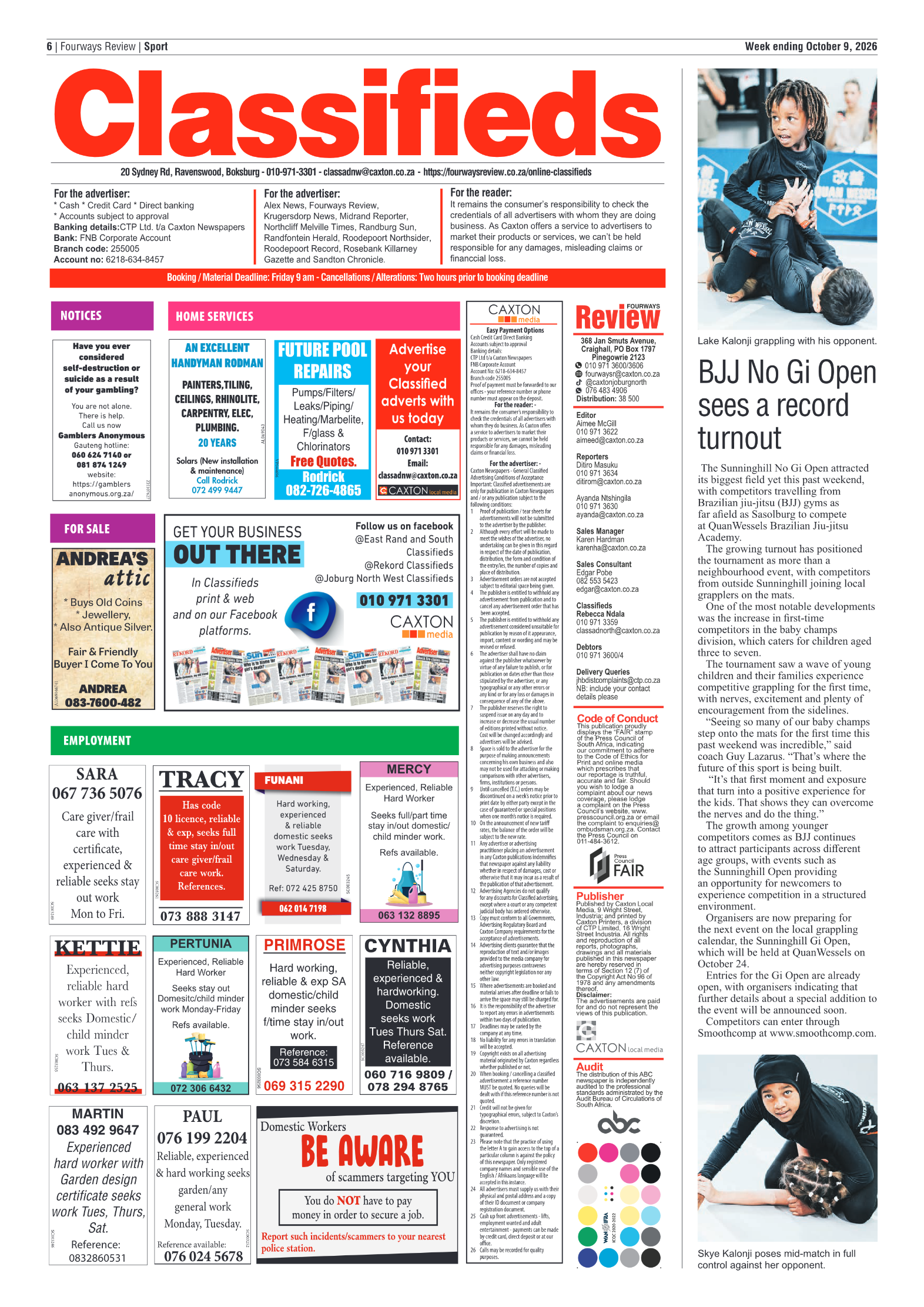 Fourways Review 9 October 2026 page 6