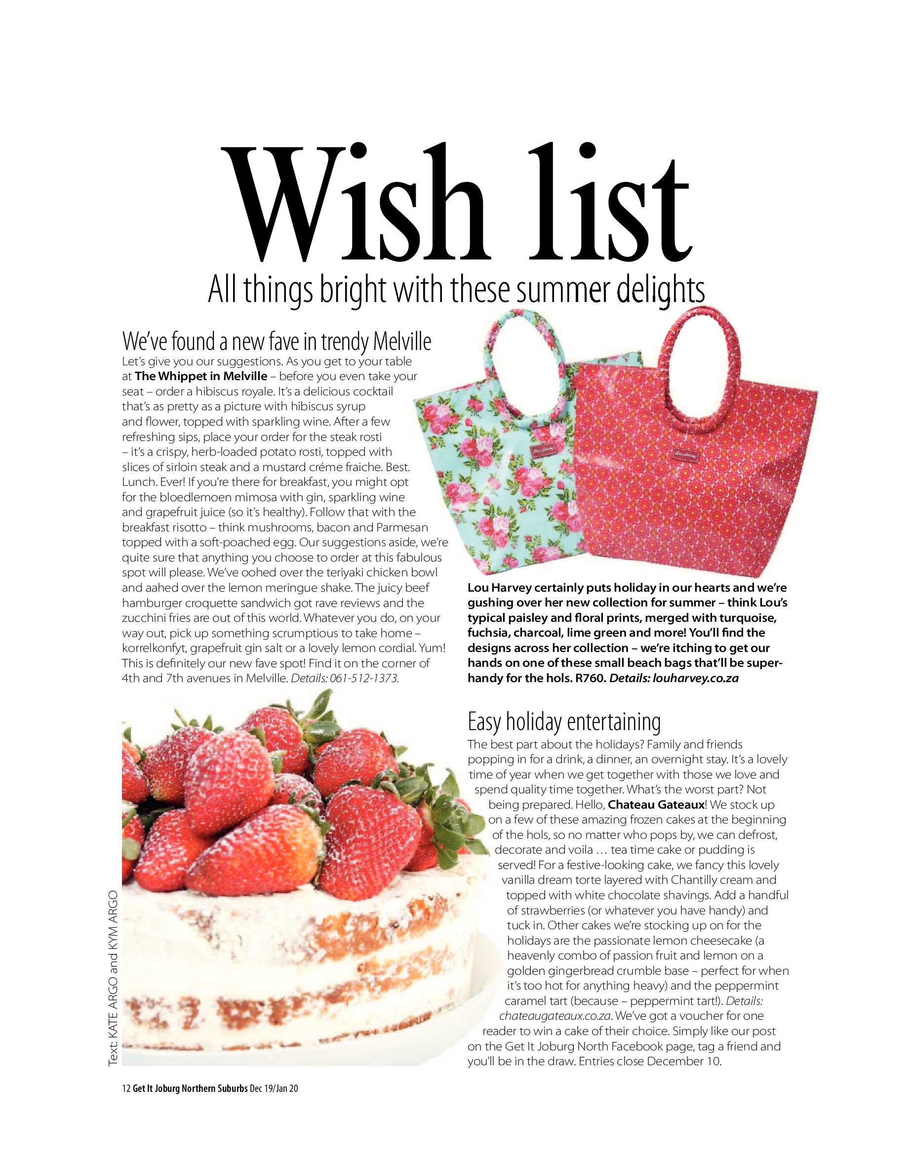 Get It Joburg North Dec/ Jan 2020 page 12