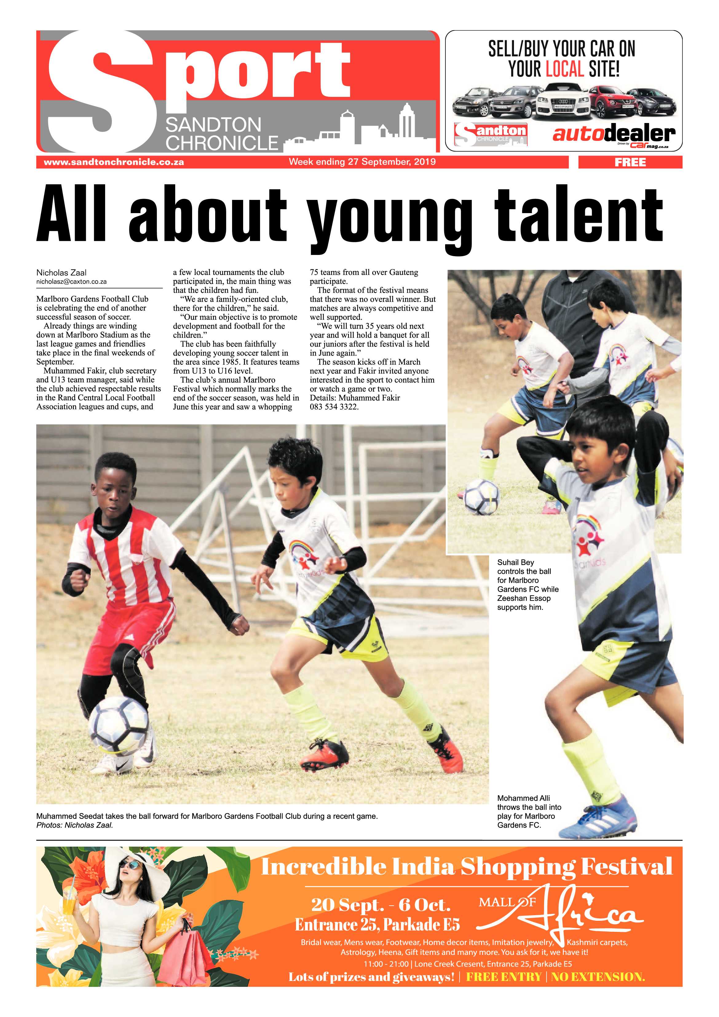Sandton Chronicle 27 September, 2019 page 28
