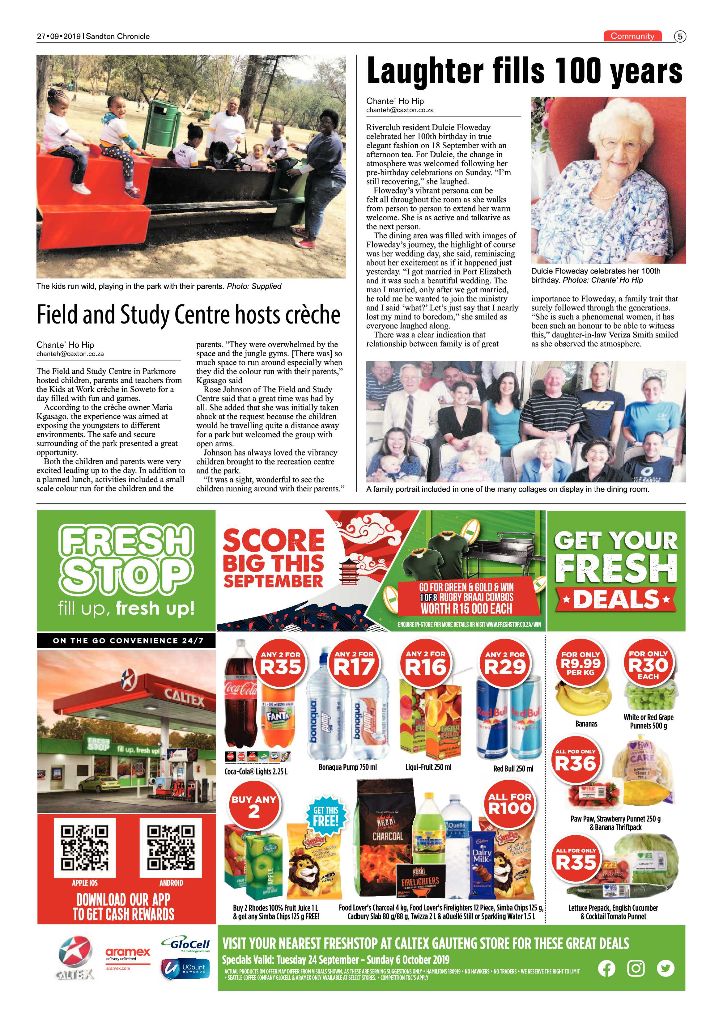 Sandton Chronicle 27 September, 2019 page 5