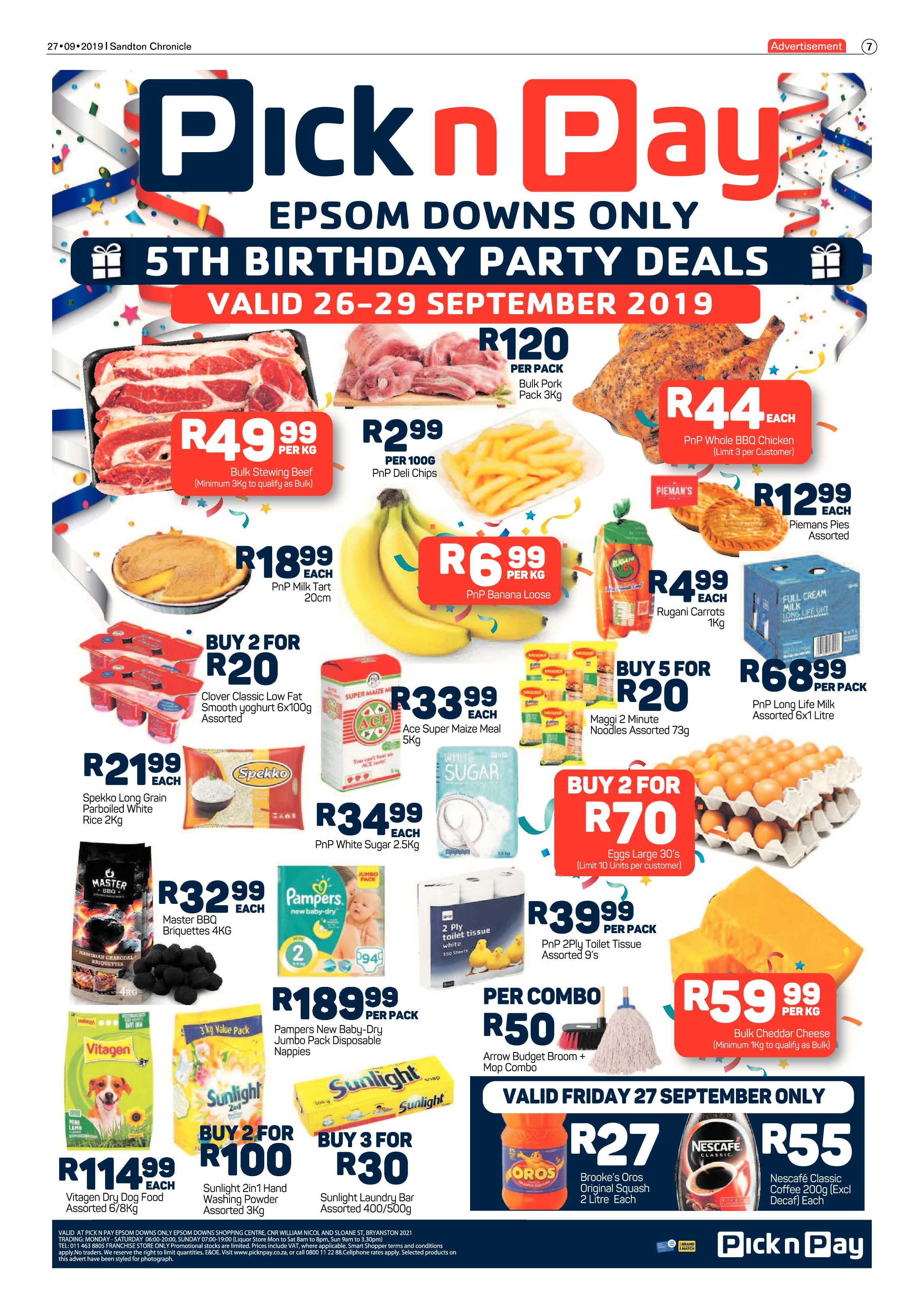 Sandton Chronicle 27 September, 2019 page 7