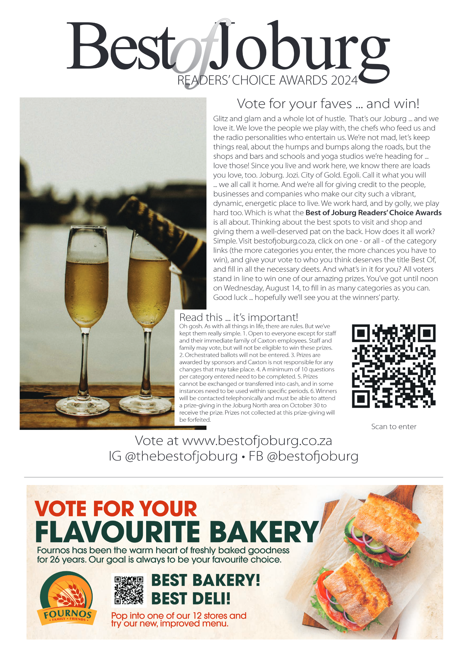 Best of Joburg Readers Choice Awards 2024 page 2