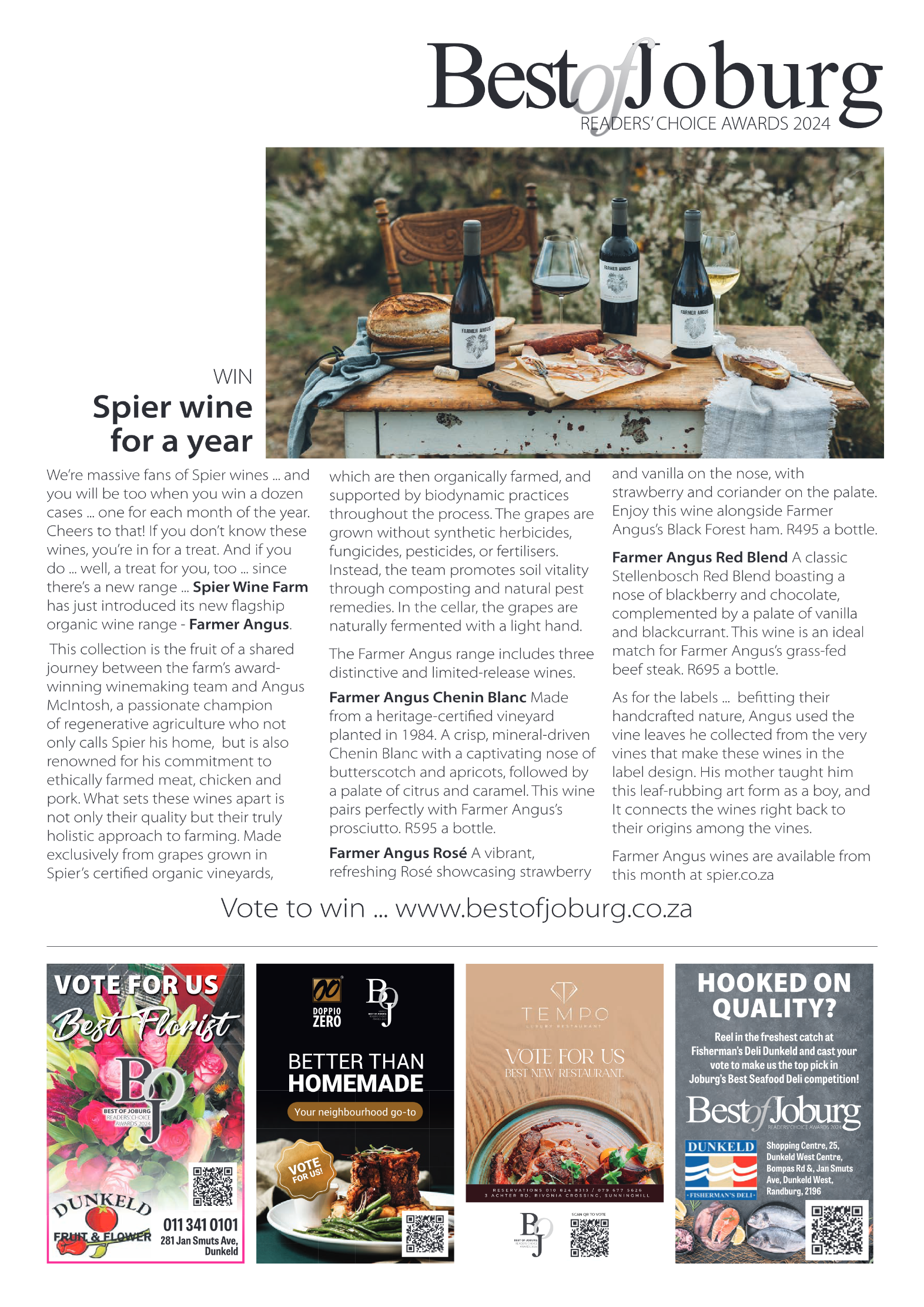 Best of Joburg Readers Choice Awards 2024 page 5