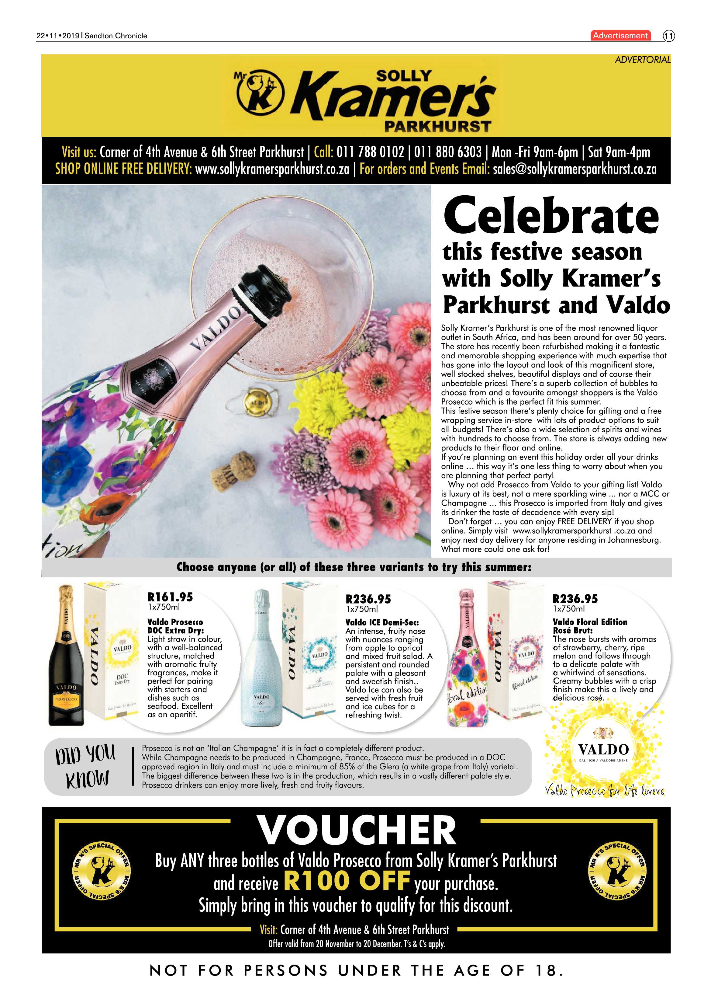 Sandton Chronicle 22 November, 2019 page 11