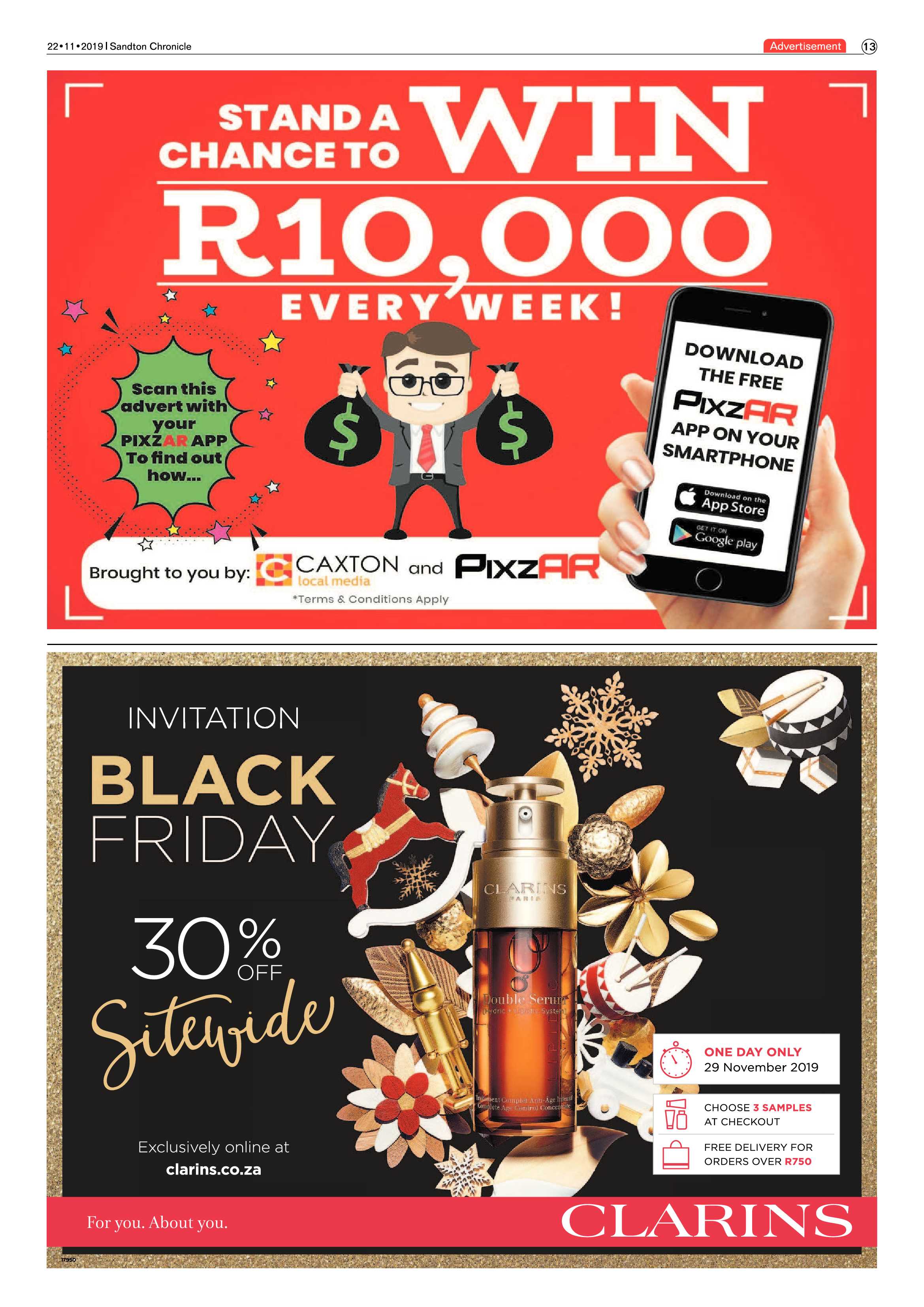 Sandton Chronicle 22 November, 2019 page 13