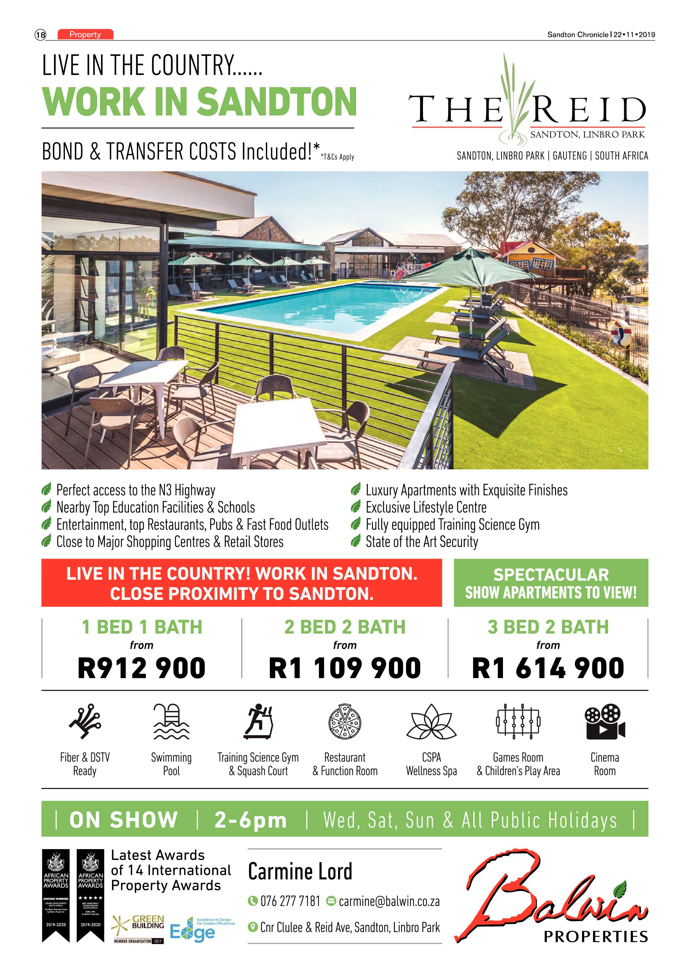 Sandton Chronicle 22 November, 2019 page 18