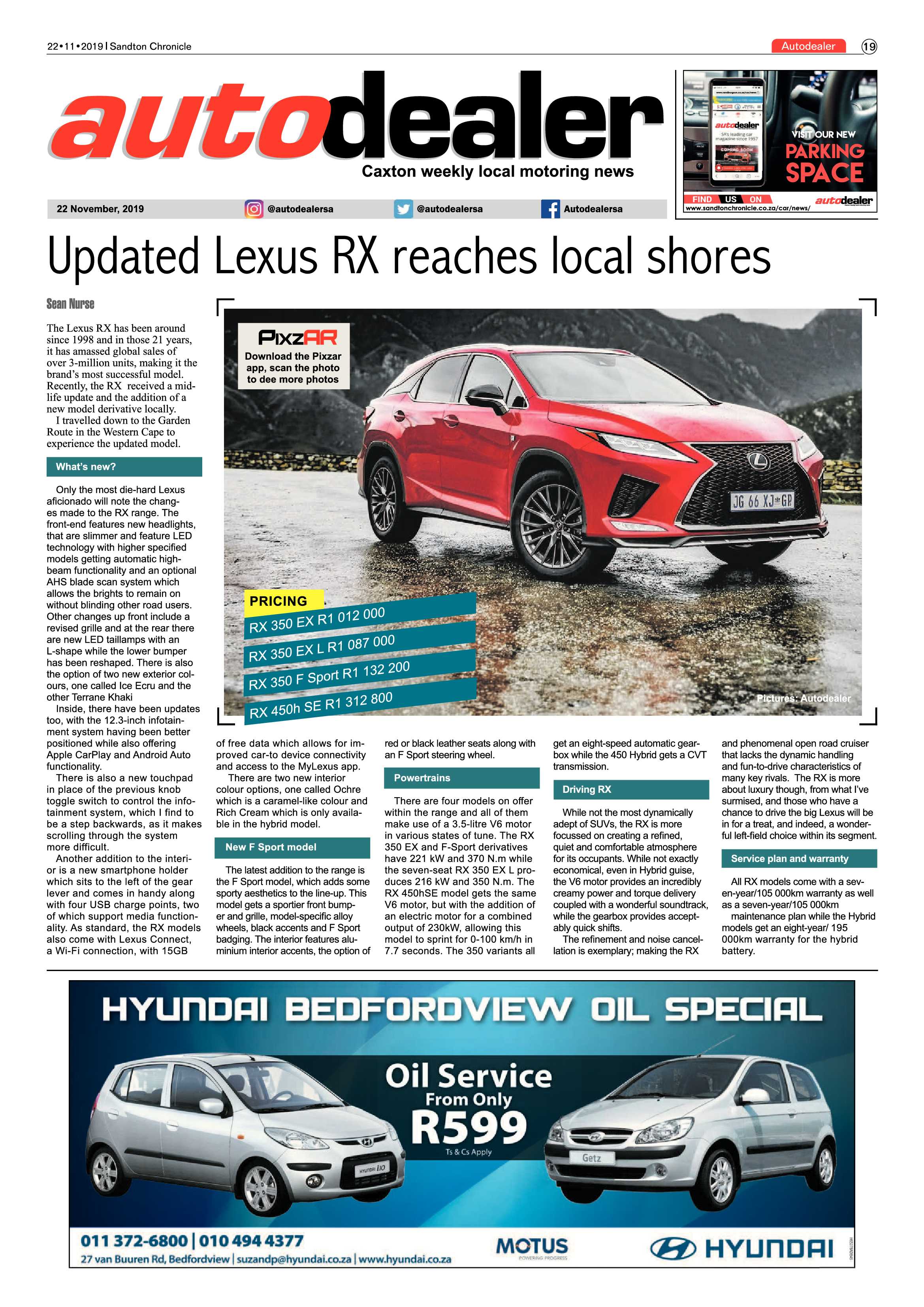 Sandton Chronicle 22 November, 2019 page 19