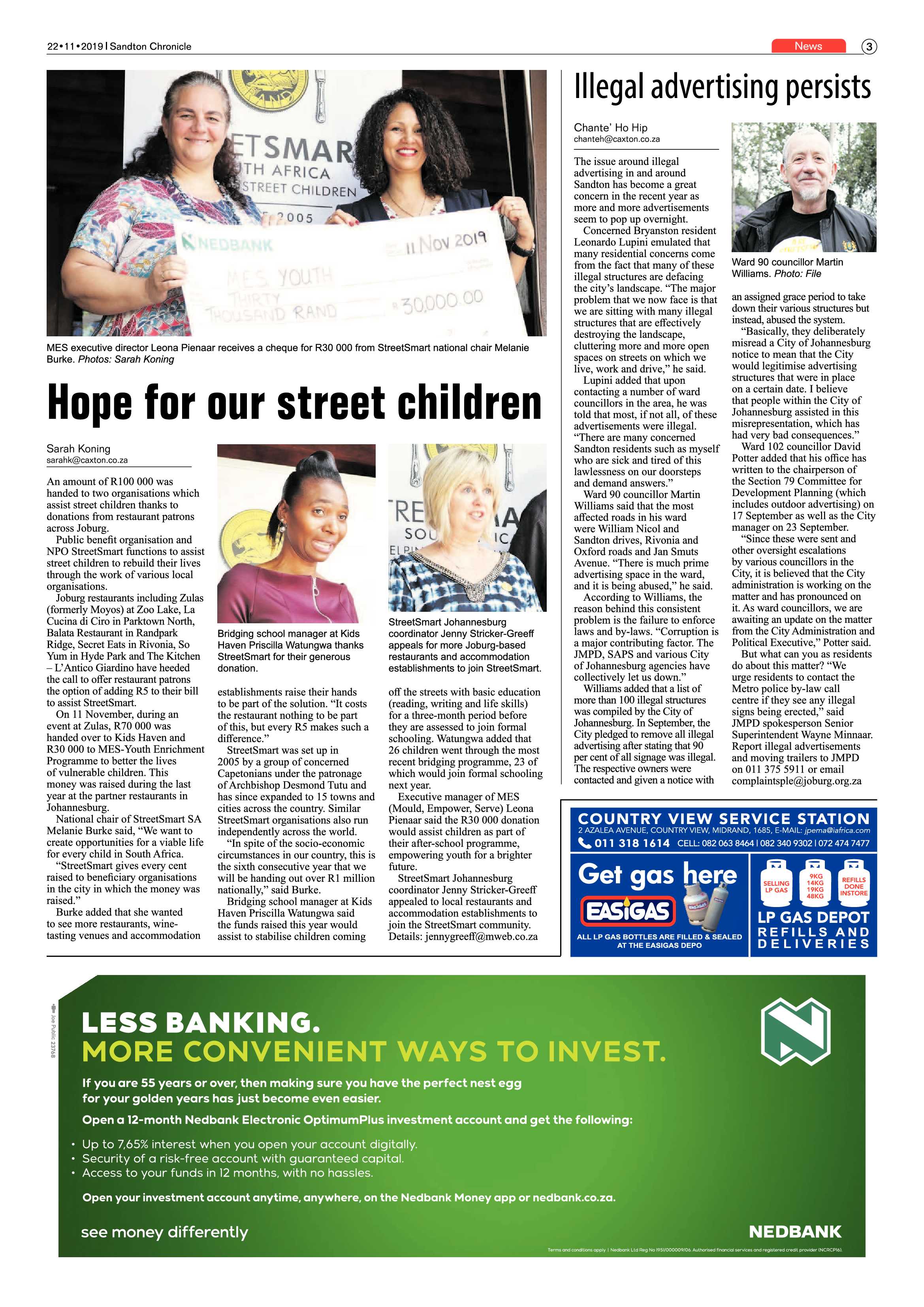 Sandton Chronicle 22 November, 2019 page 3