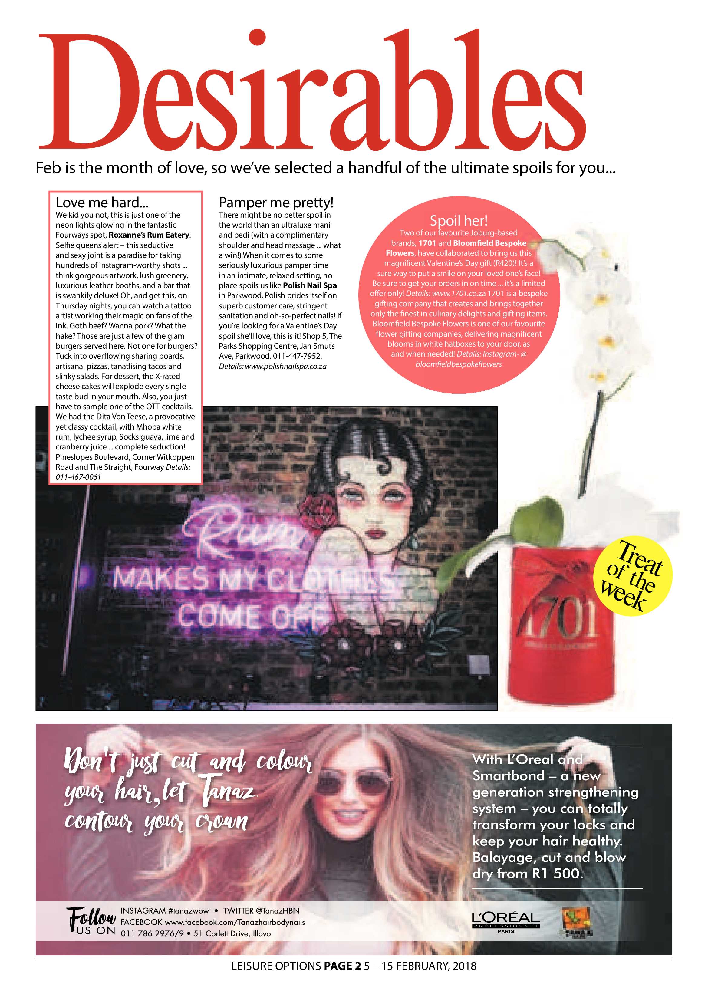 Leisure Options 5-15 Feb 2018 page 2