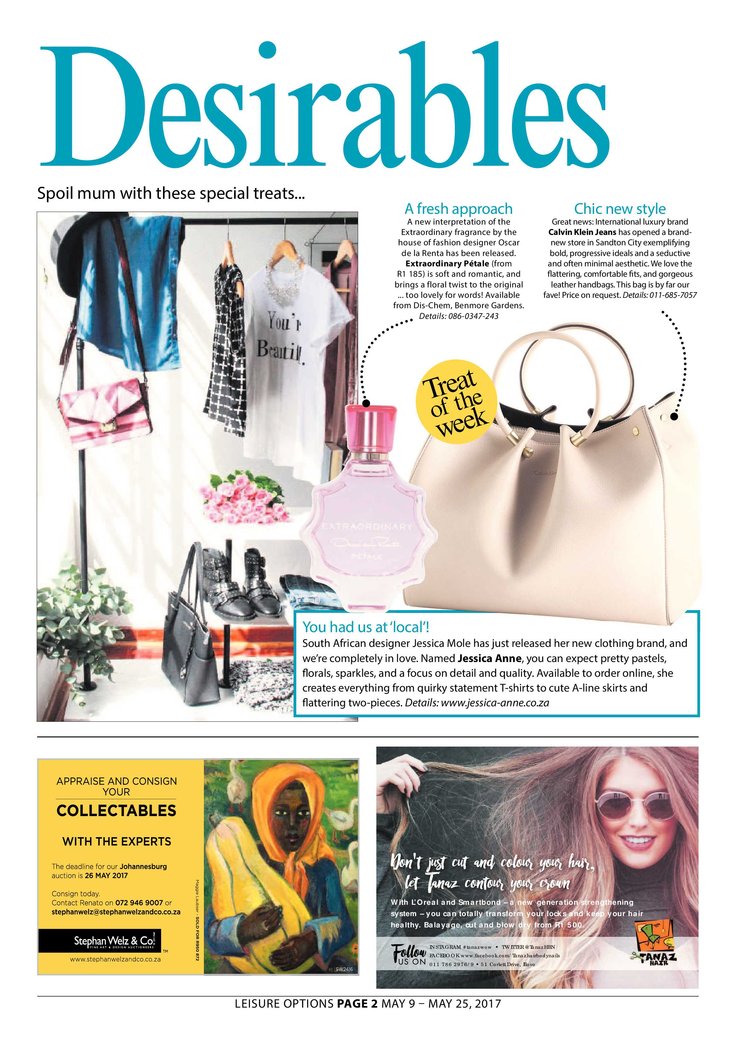 Leisure Options 9 May – 25 May, 2017 page 2