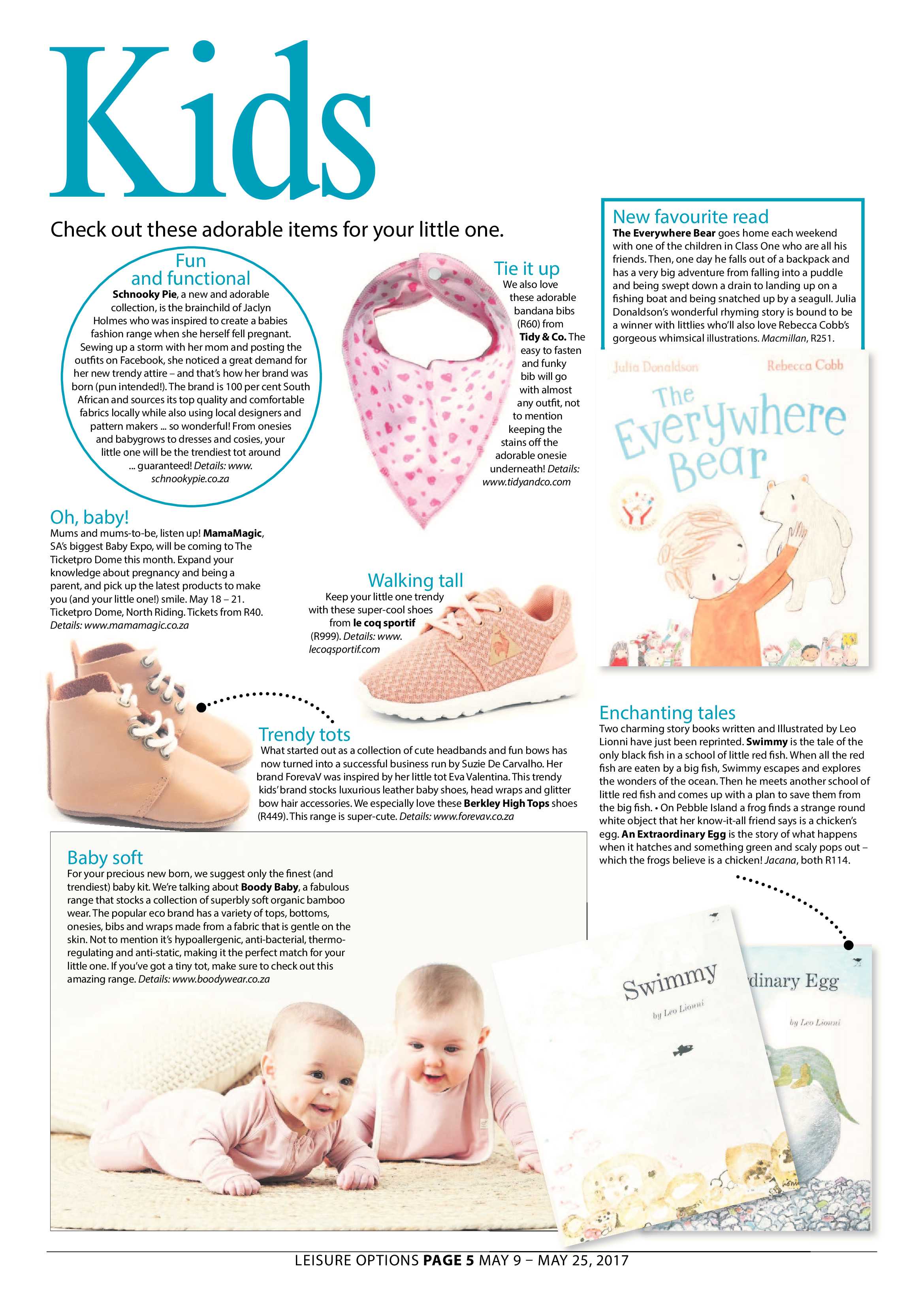 Leisure Options 9 May – 25 May, 2017 page 5