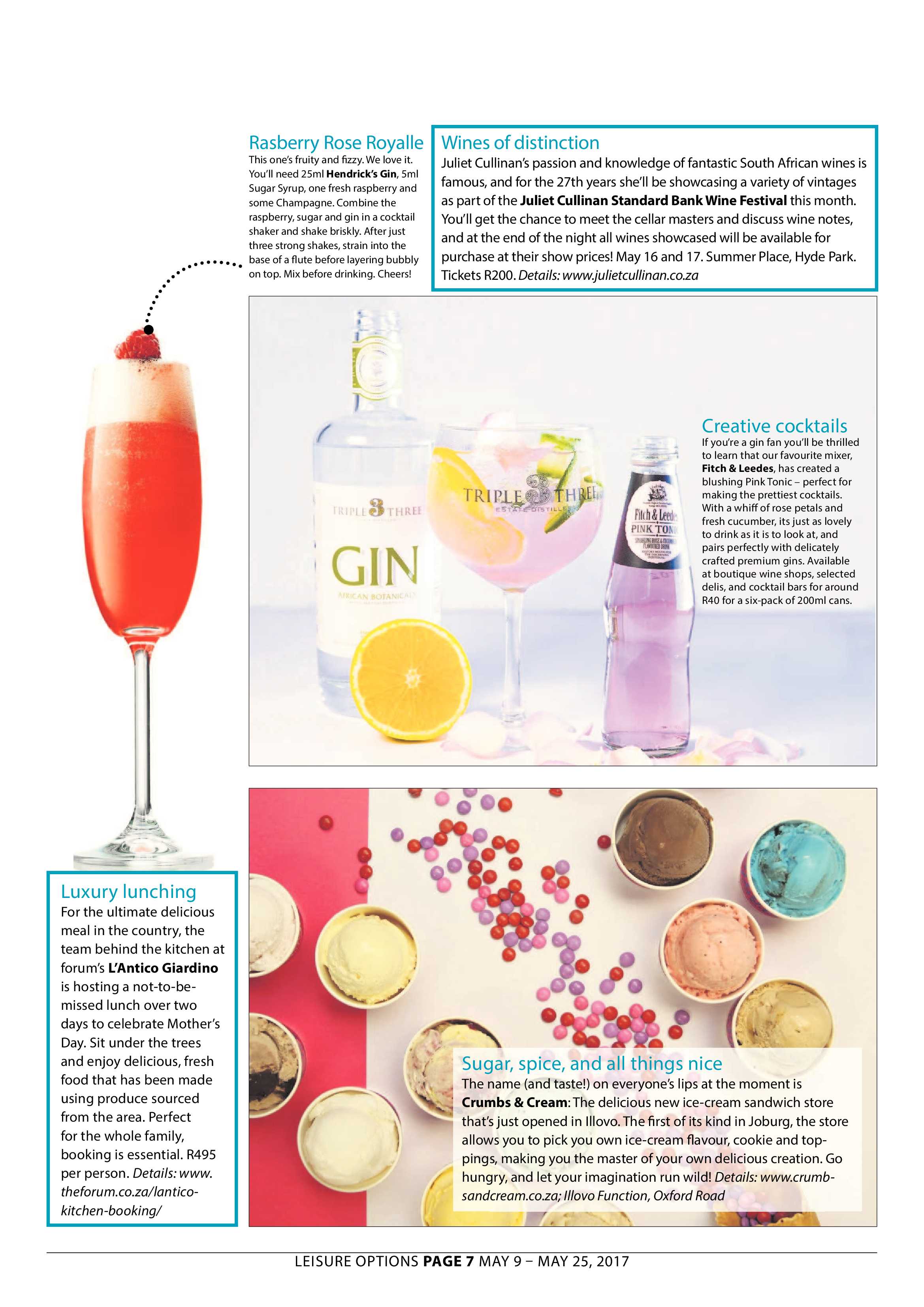 Leisure Options 9 May – 25 May, 2017 page 7