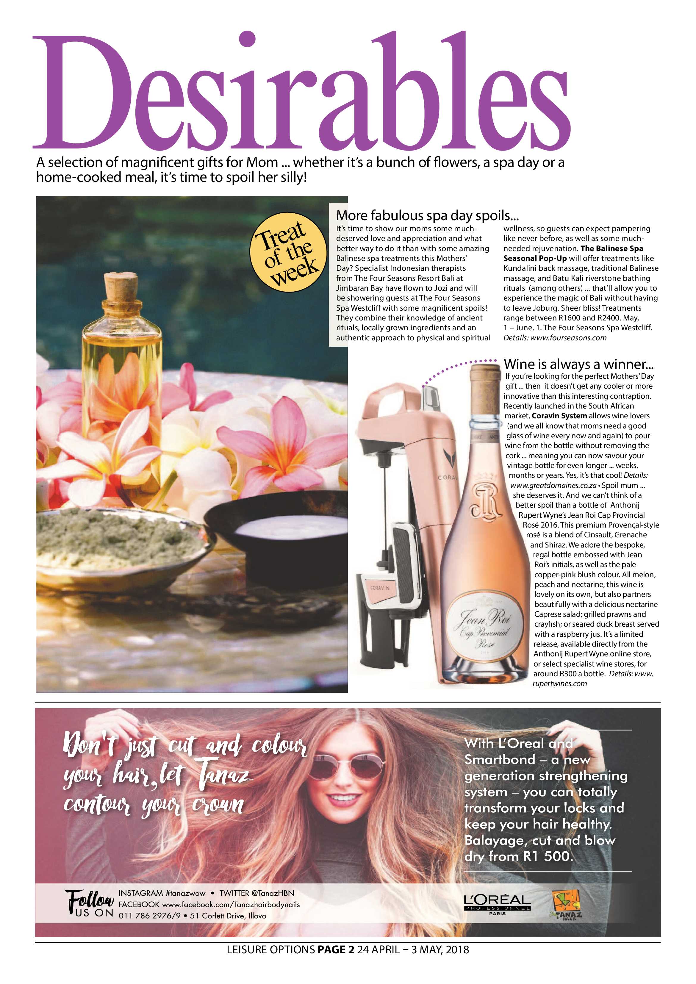 Leisure Options April 24 – May 3, 2018 page 2