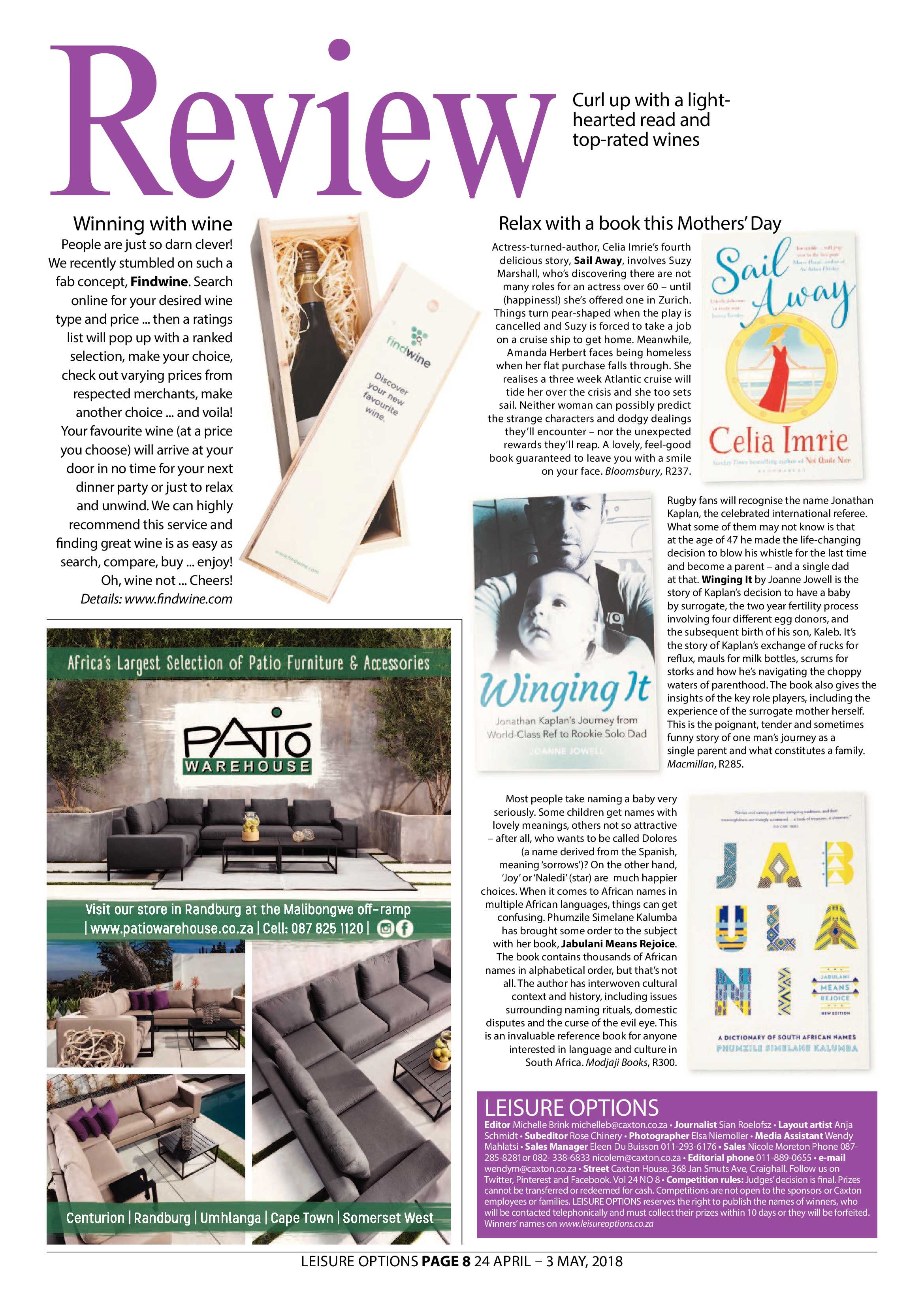 Leisure Options April 24 – May 3, 2018 page 8