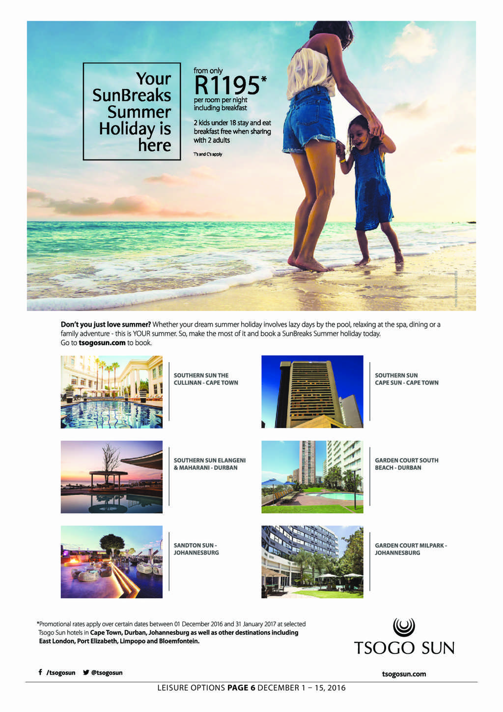 Leisure Options DECEMBER 1 – 15, 2016 page 6