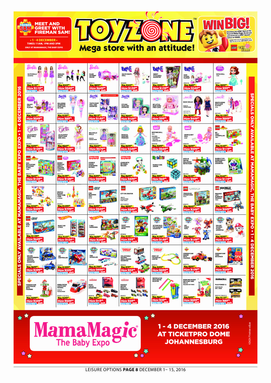 Leisure Options DECEMBER 1 – 15, 2016 page 8