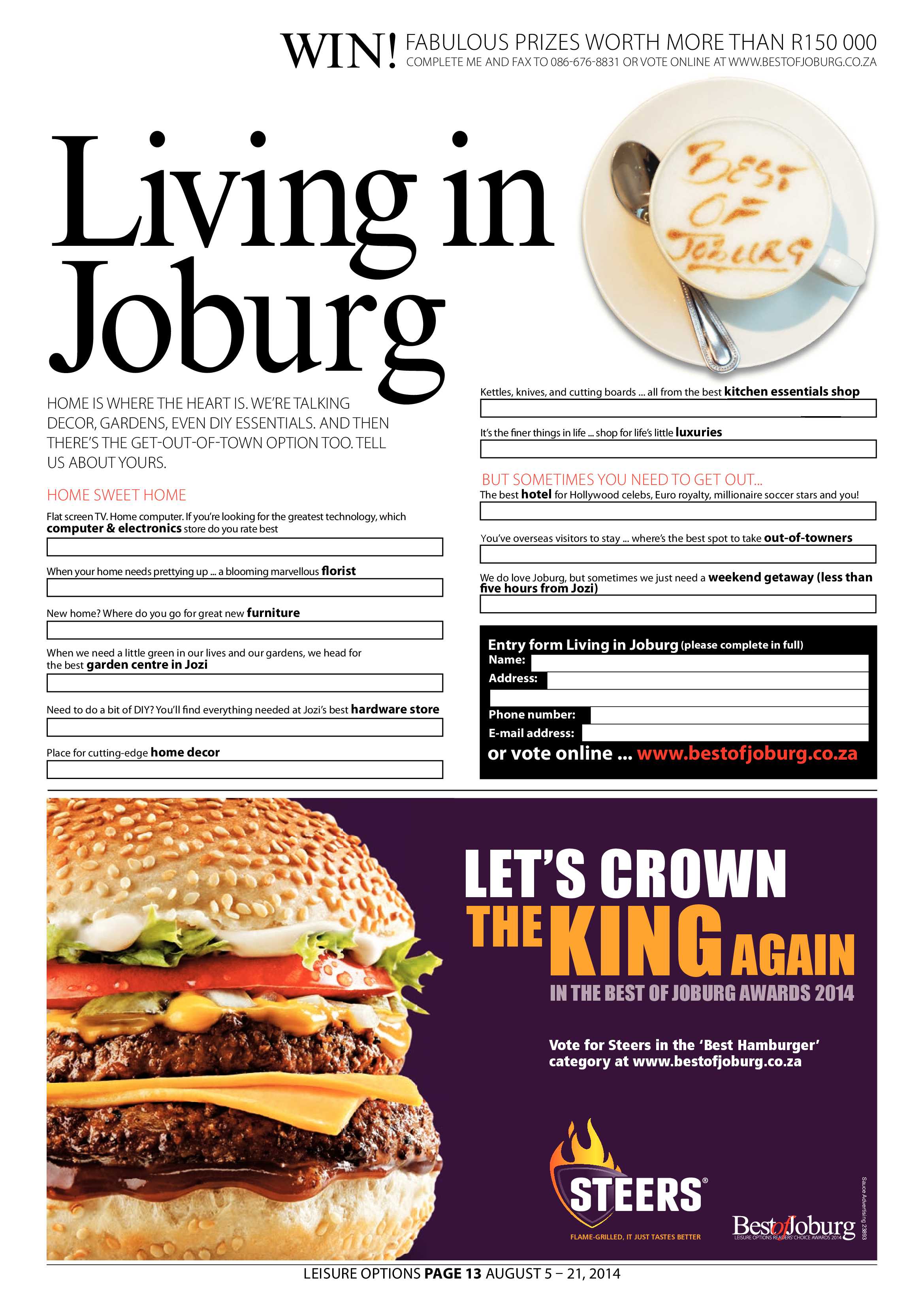 Leisure Options page 13