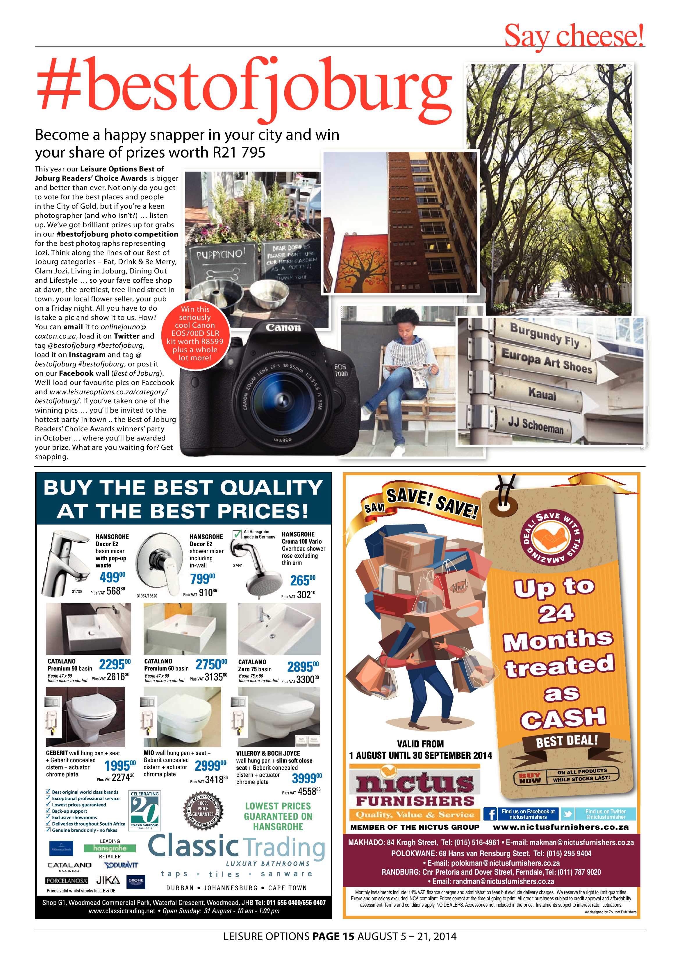 Leisure Options page 15