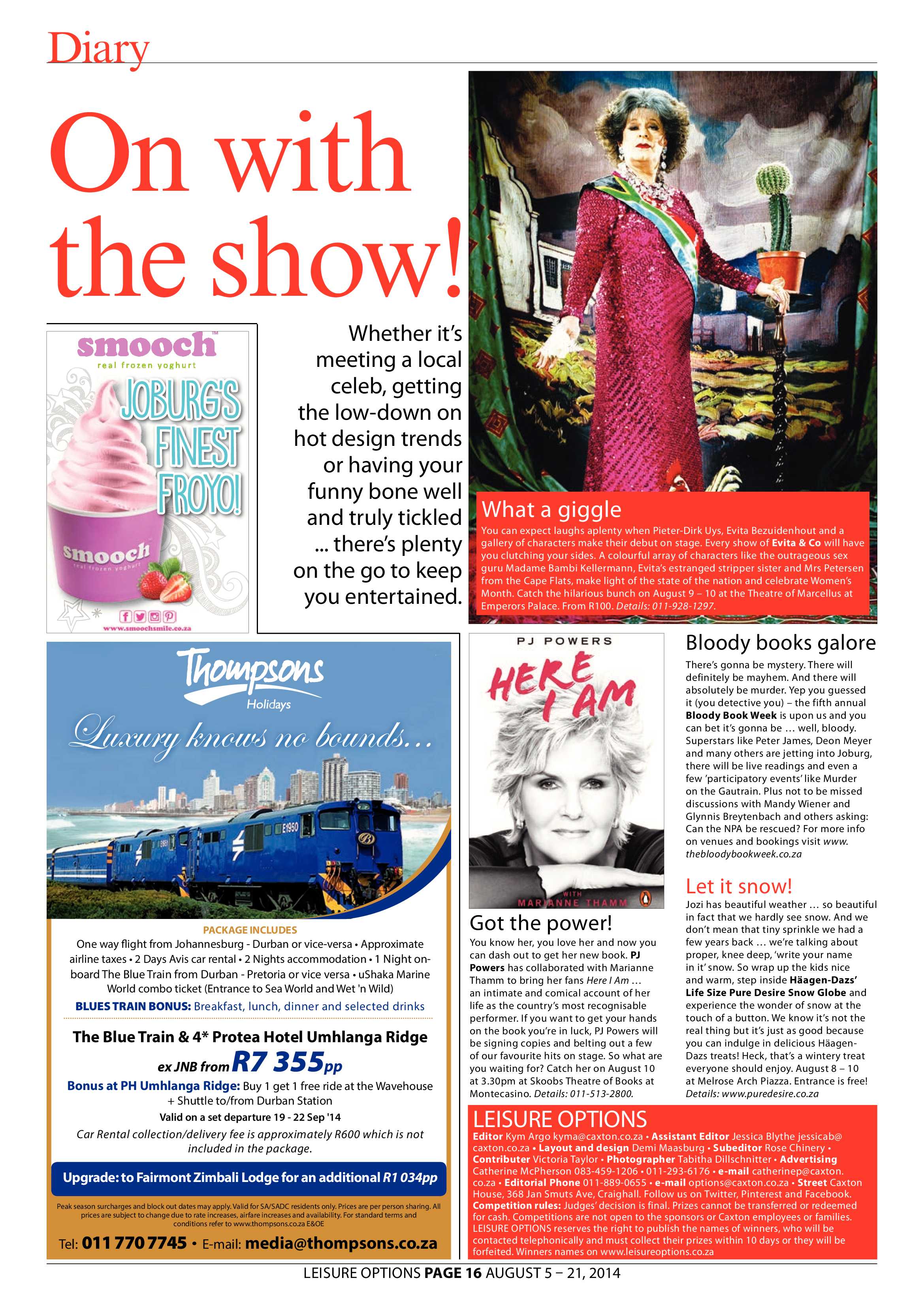 Leisure Options page 16