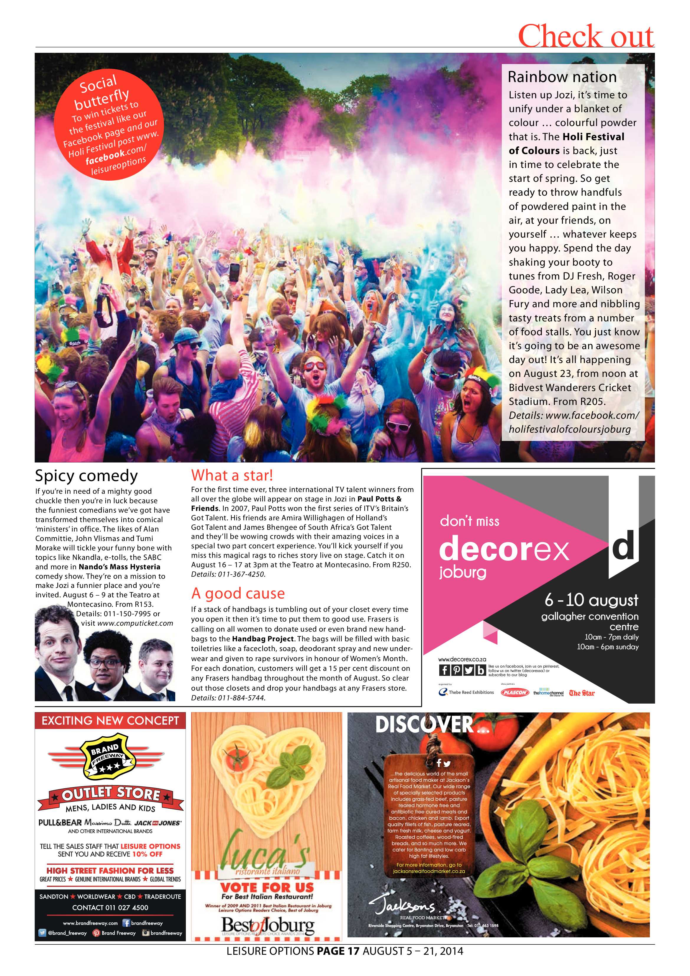 Leisure Options page 17