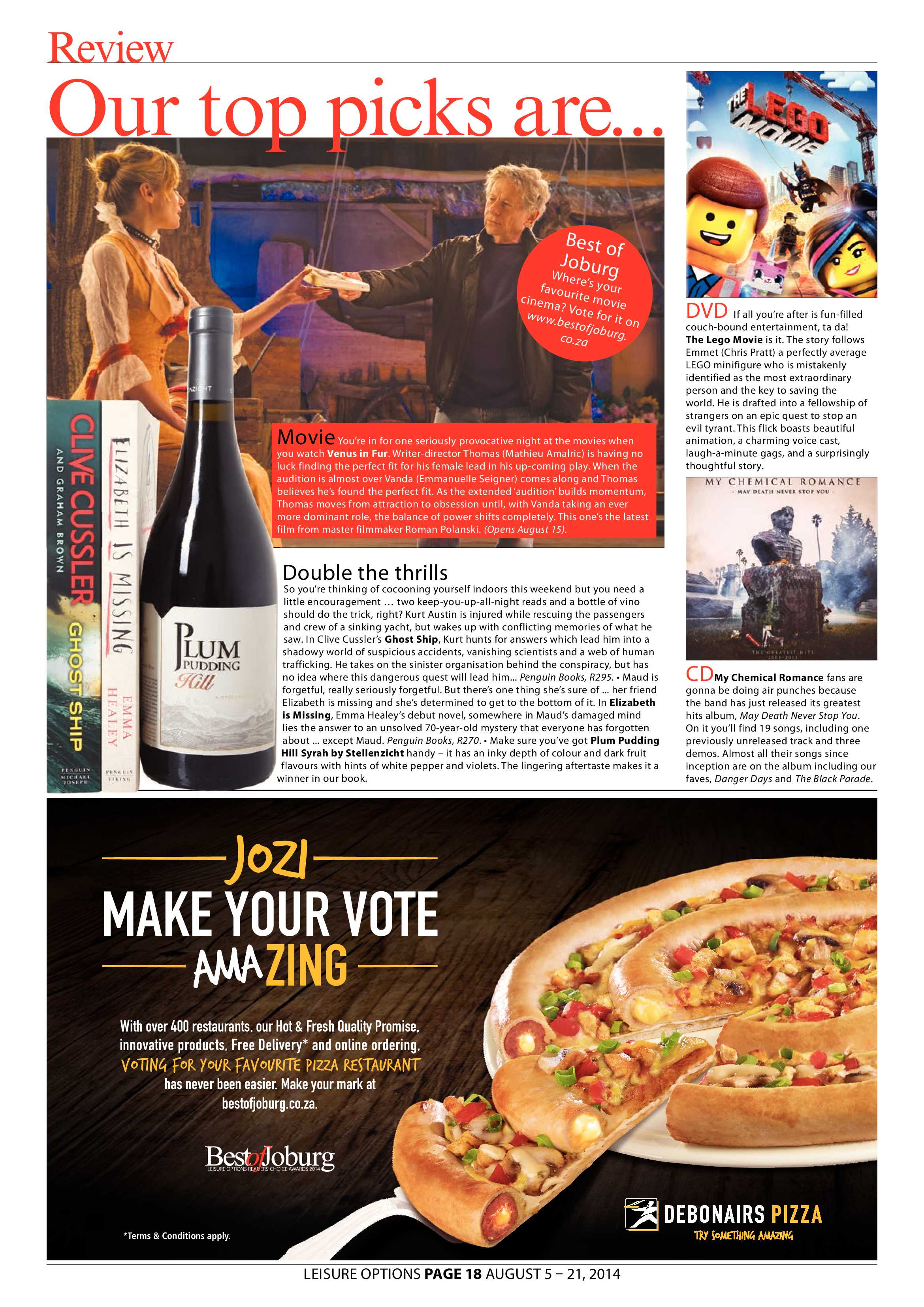 Leisure Options page 18