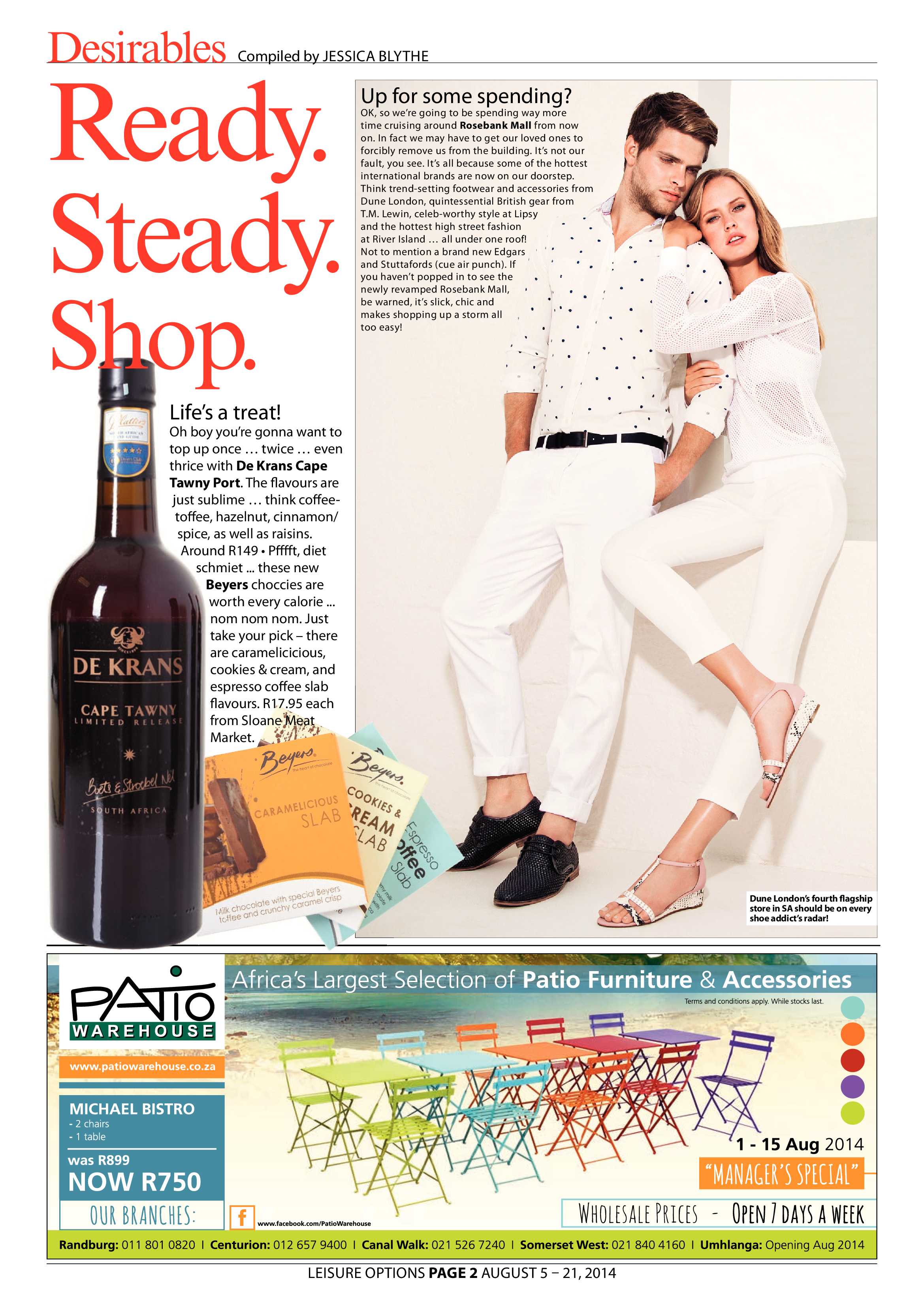 Leisure Options page 2