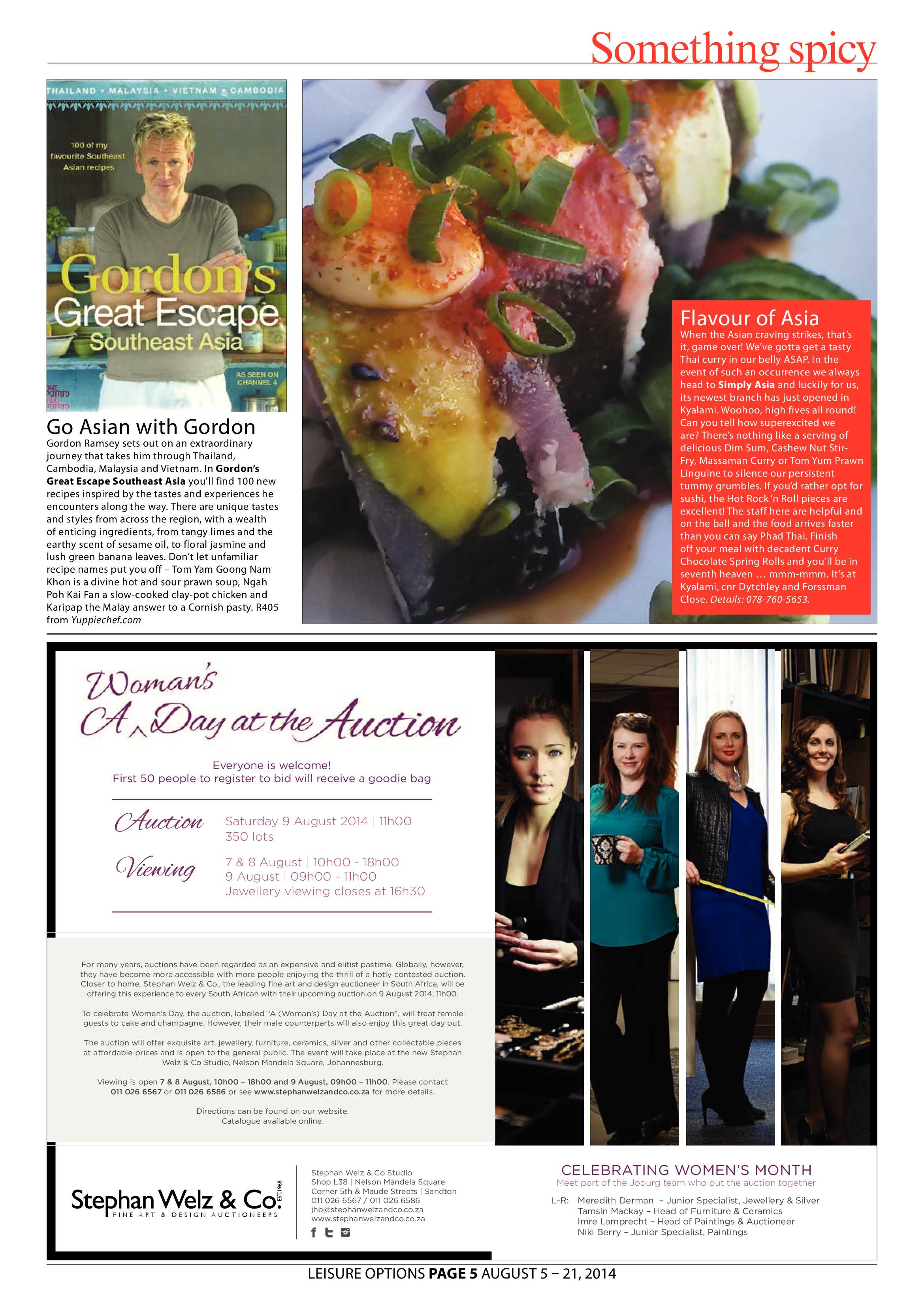 Leisure Options page 5