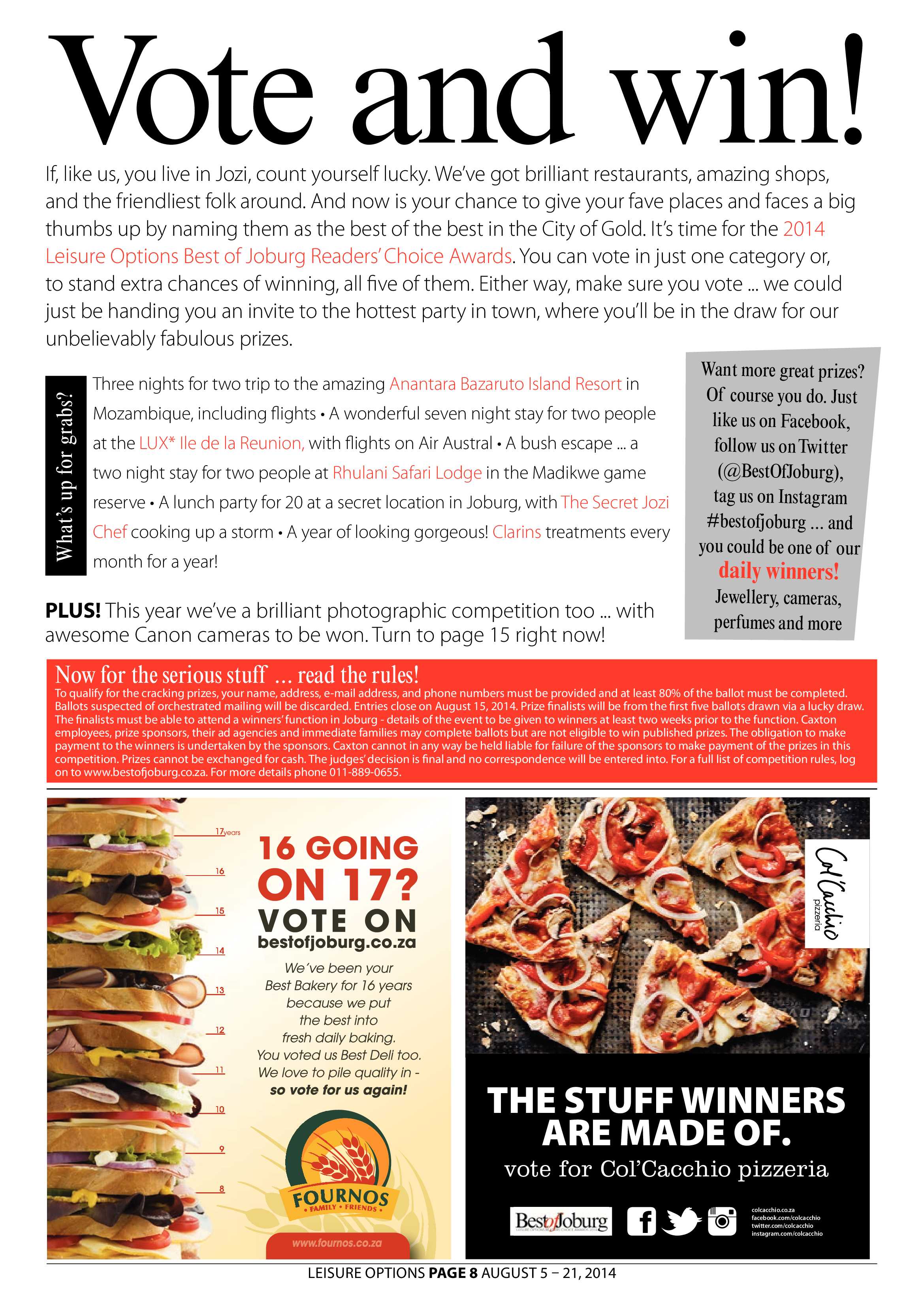 Leisure Options page 8