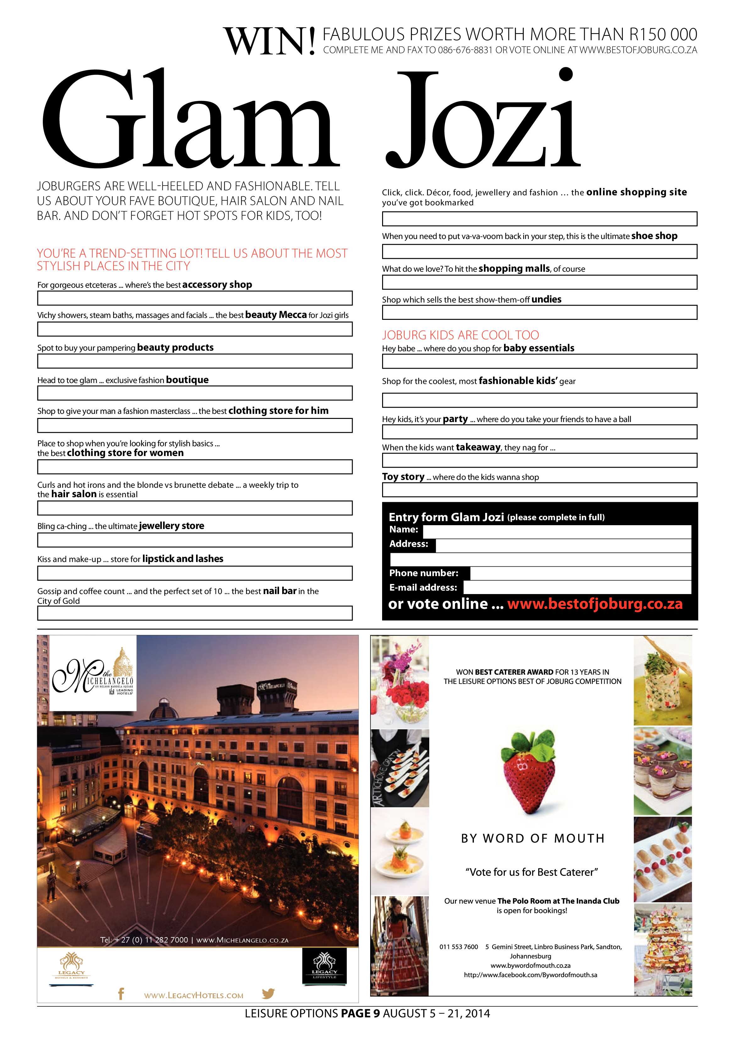 Leisure Options page 9