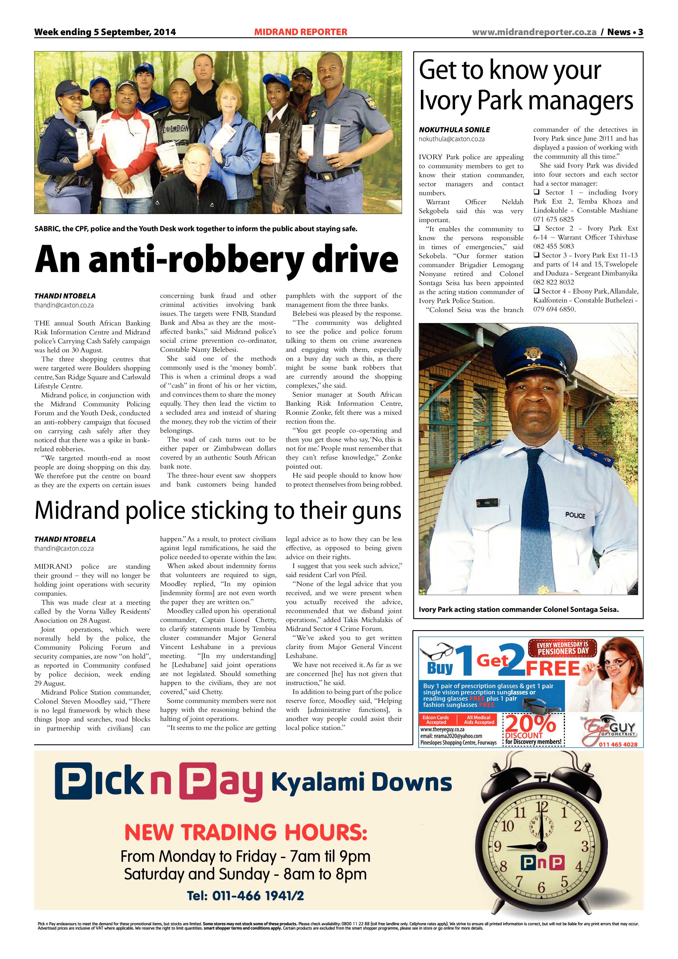 MIdrand Reporter 05 September 2014 page 3