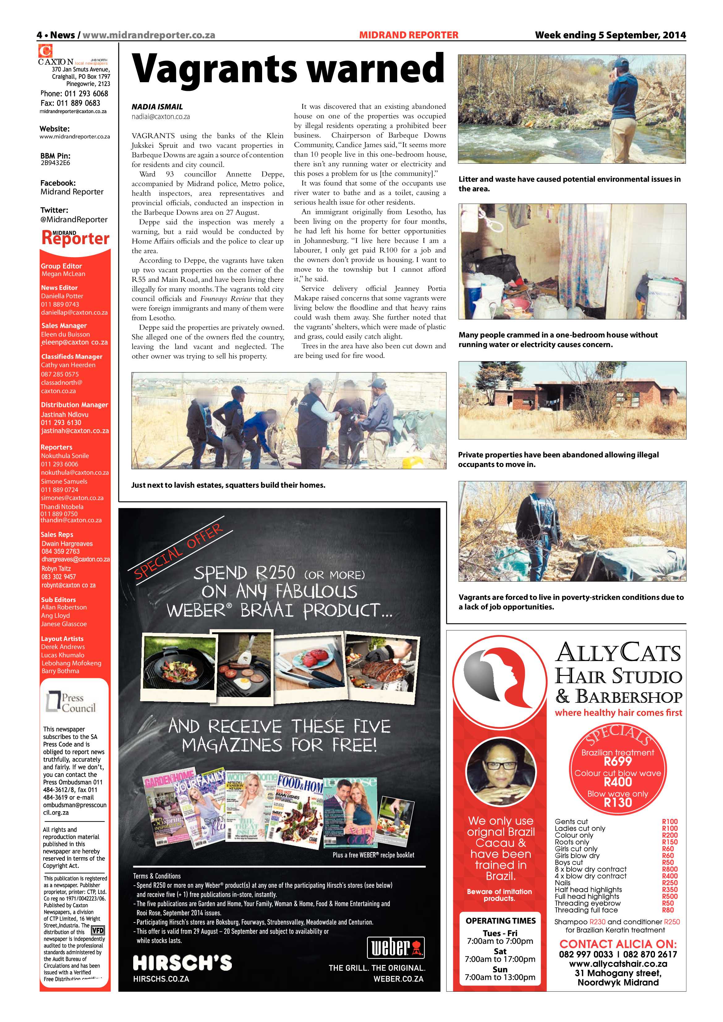 MIdrand Reporter 05 September 2014 page 4