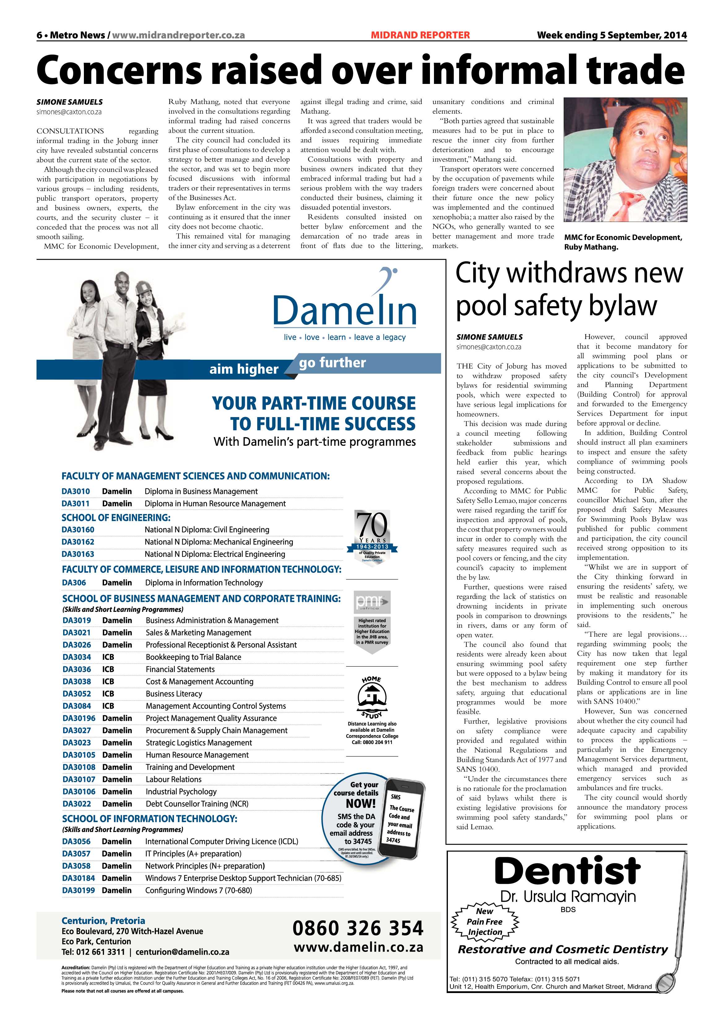 MIdrand Reporter 05 September 2014 page 6