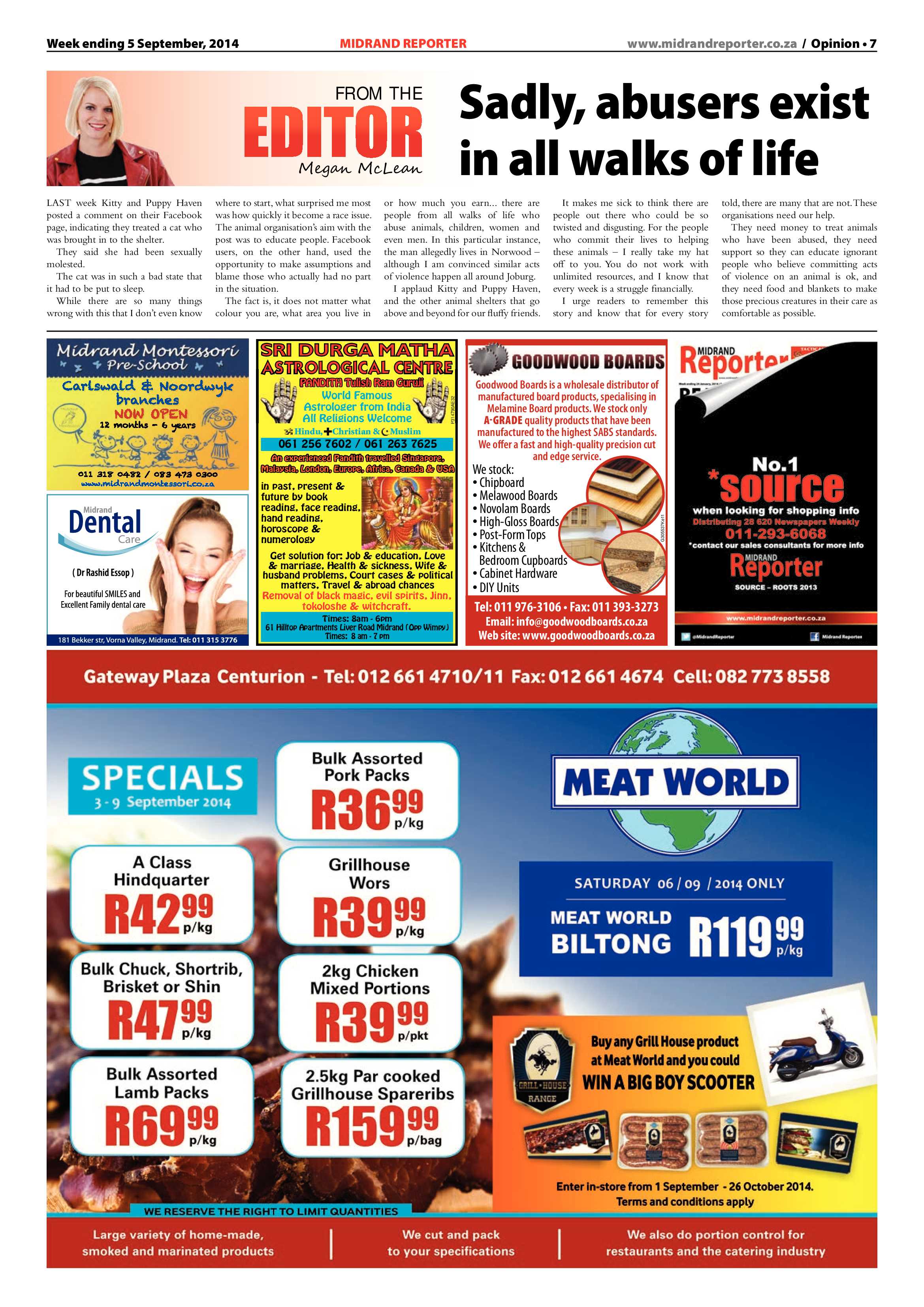 MIdrand Reporter 05 September 2014 page 7