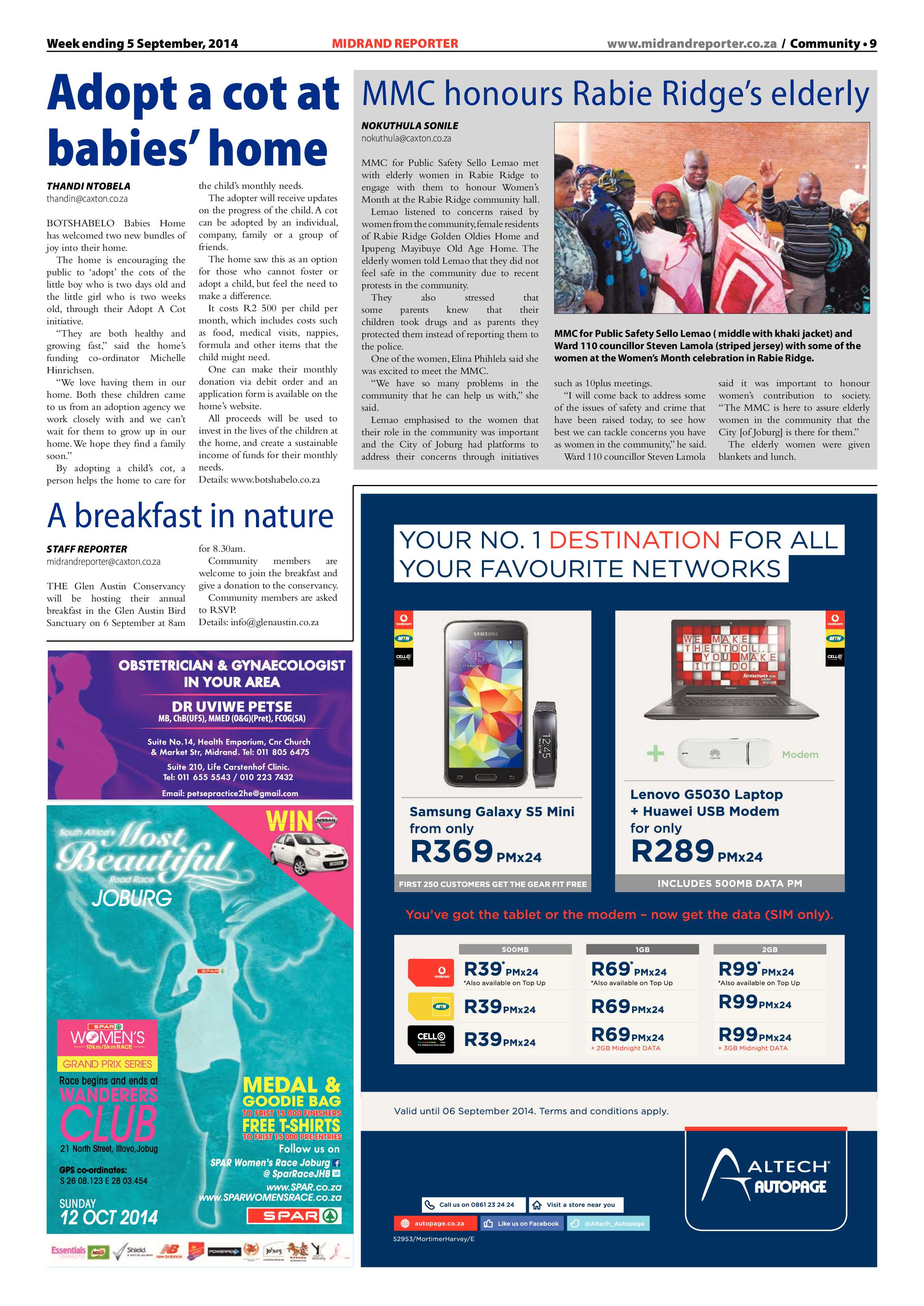 MIdrand Reporter 05 September 2014 page 9