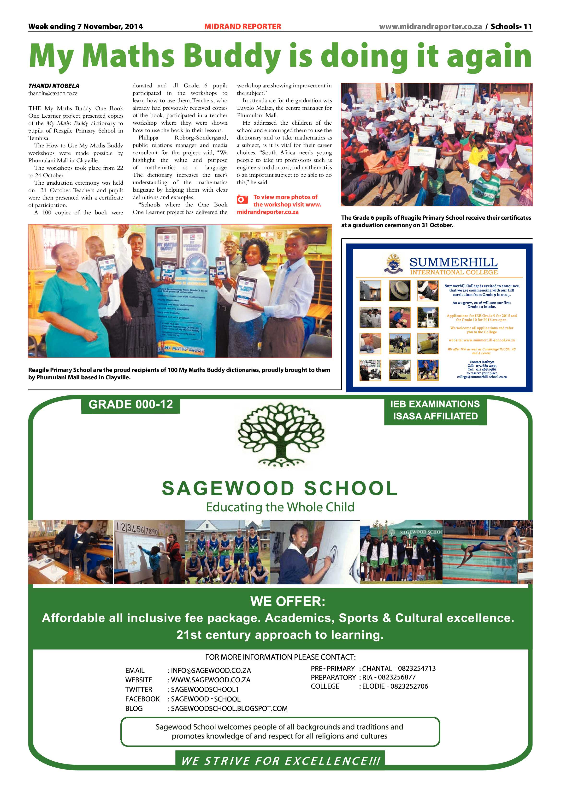 Midrand Reporter 07 November 2014 page 11