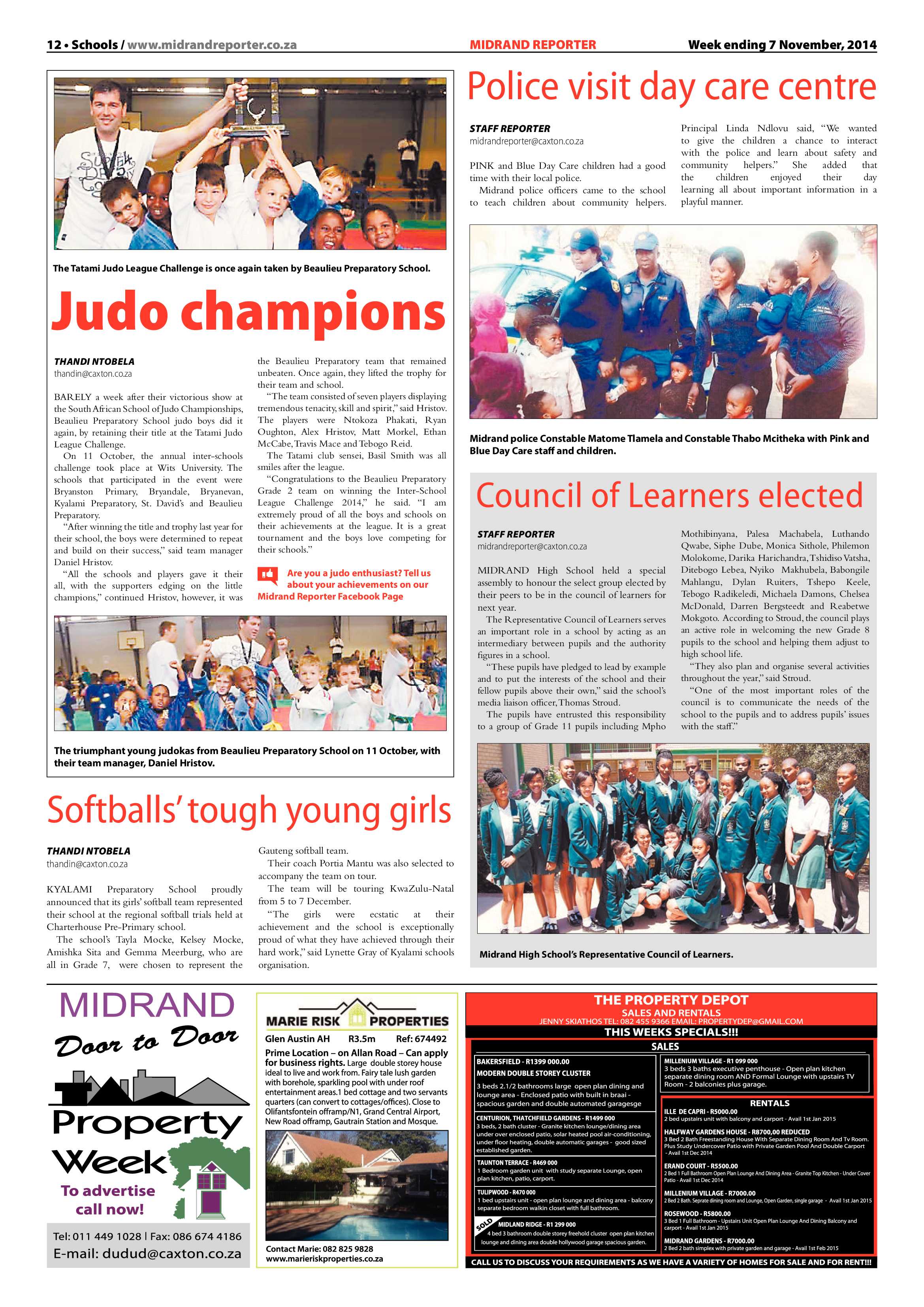 Midrand Reporter 07 November 2014 page 12
