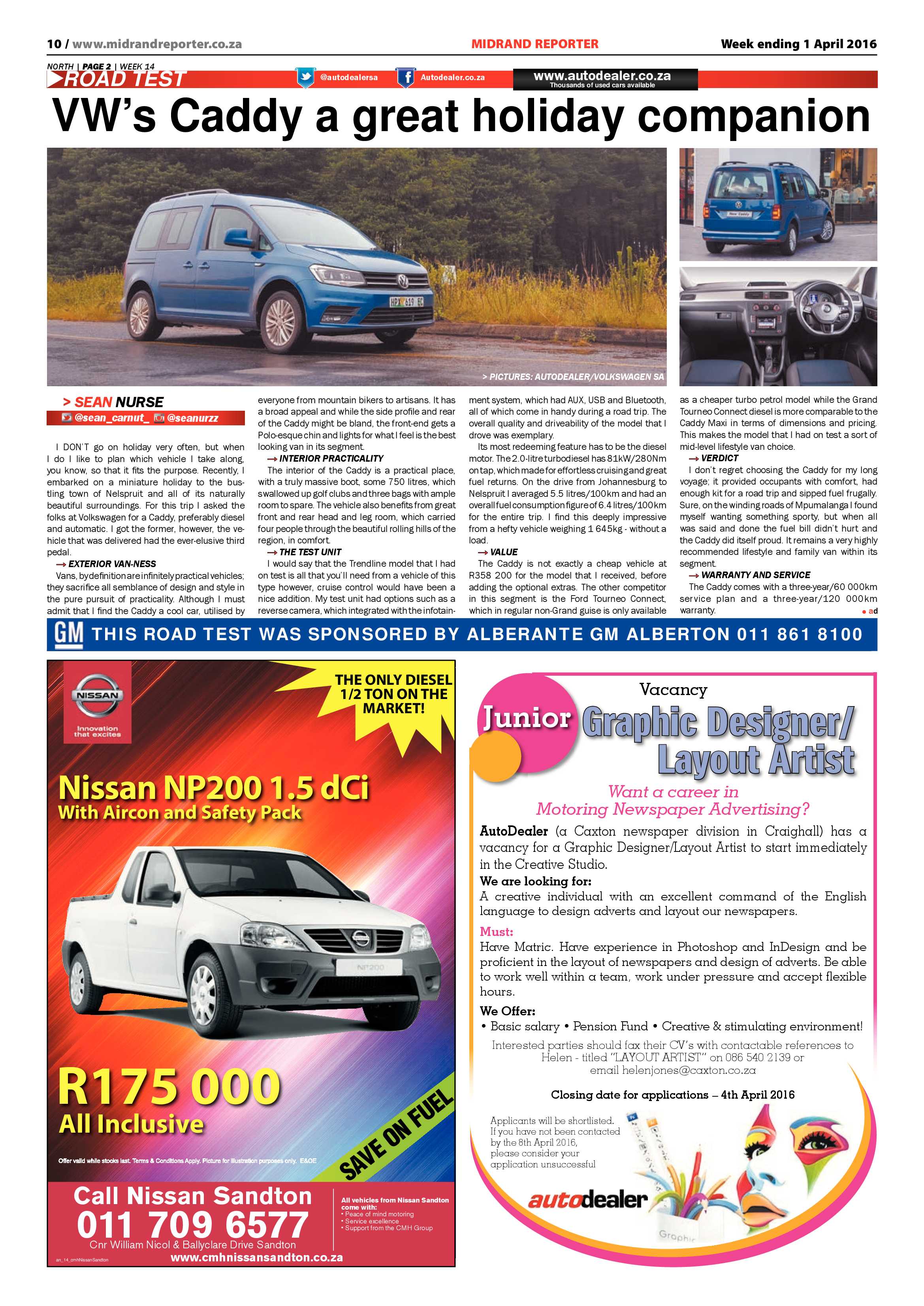 Midrand Reporter 01 April 2016 page 10