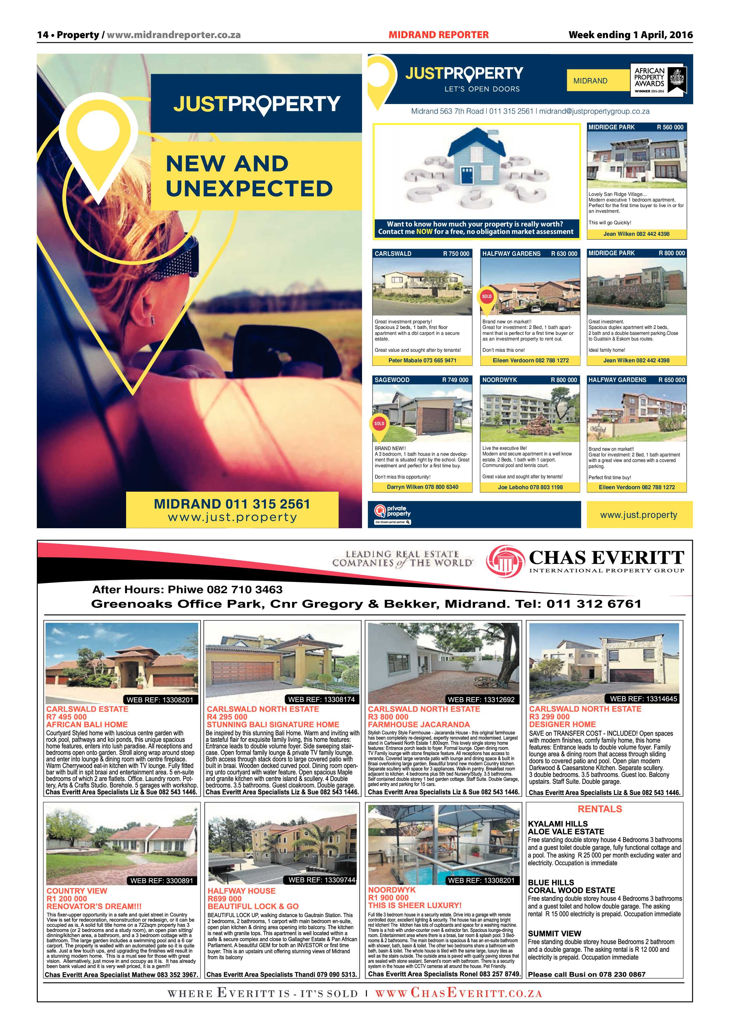 Midrand Reporter 01 April 2016 page 14
