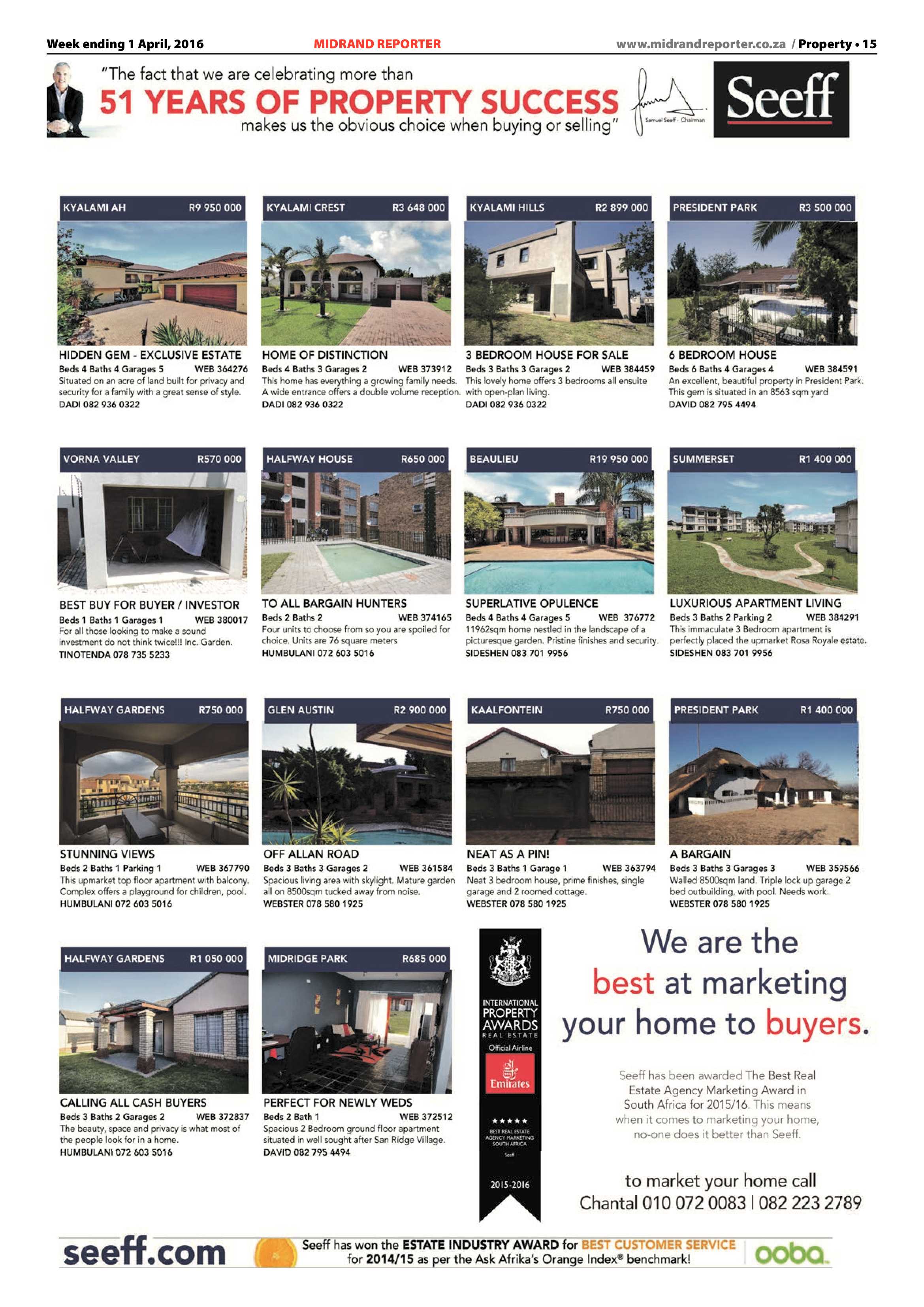 Midrand Reporter 01 April 2016 page 15