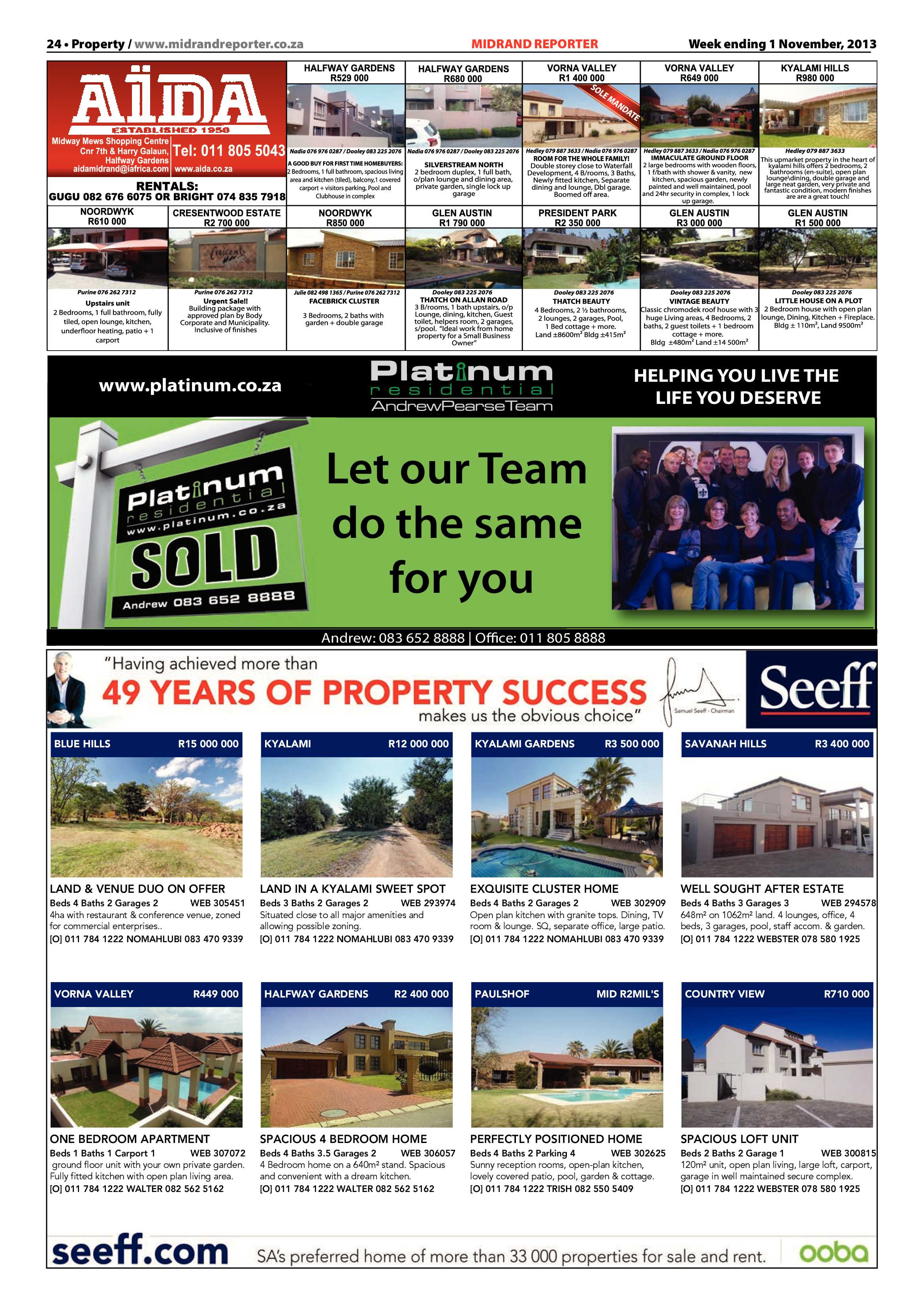 Midrand Reporter 01 November 2013 page 24