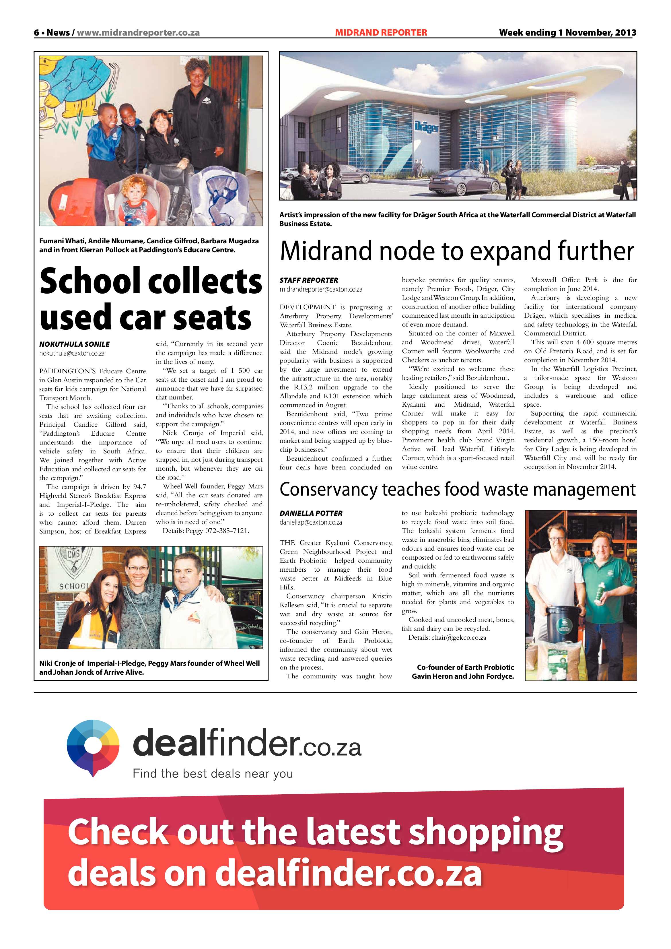 Midrand Reporter 01 November 2013 page 6