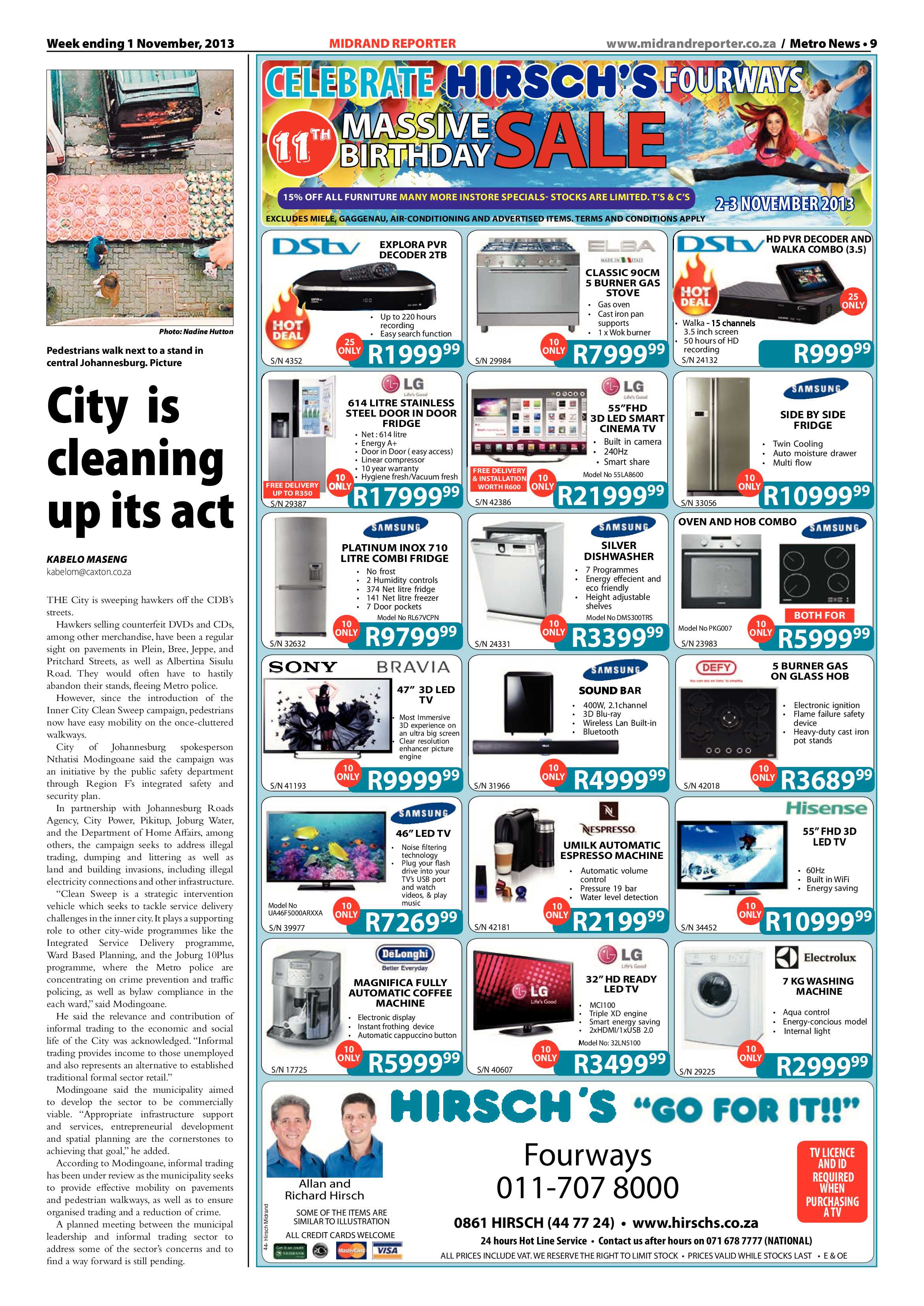Midrand Reporter 01 November 2013 page 9