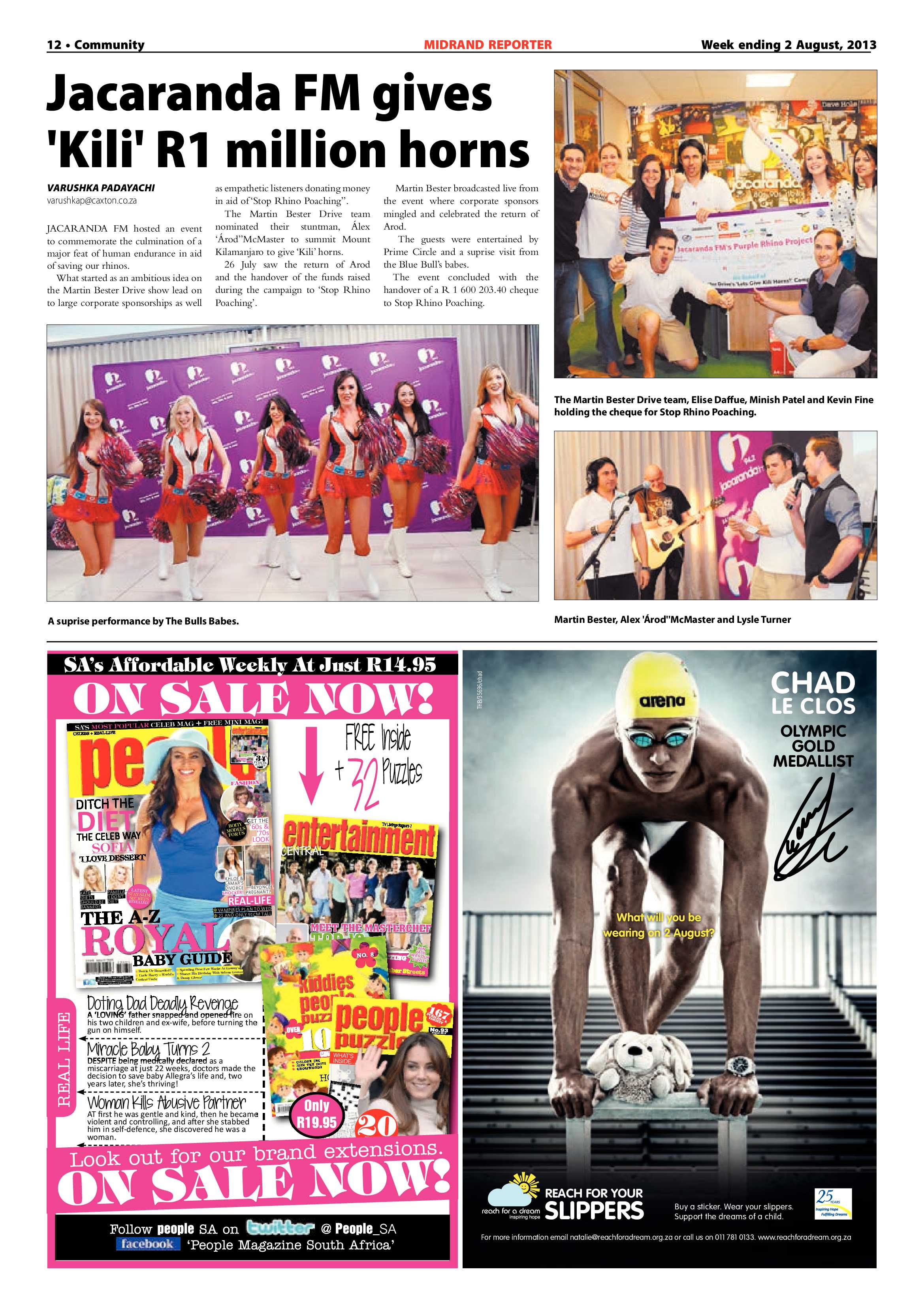 Midrand Reporter 02 August 2013 page 12