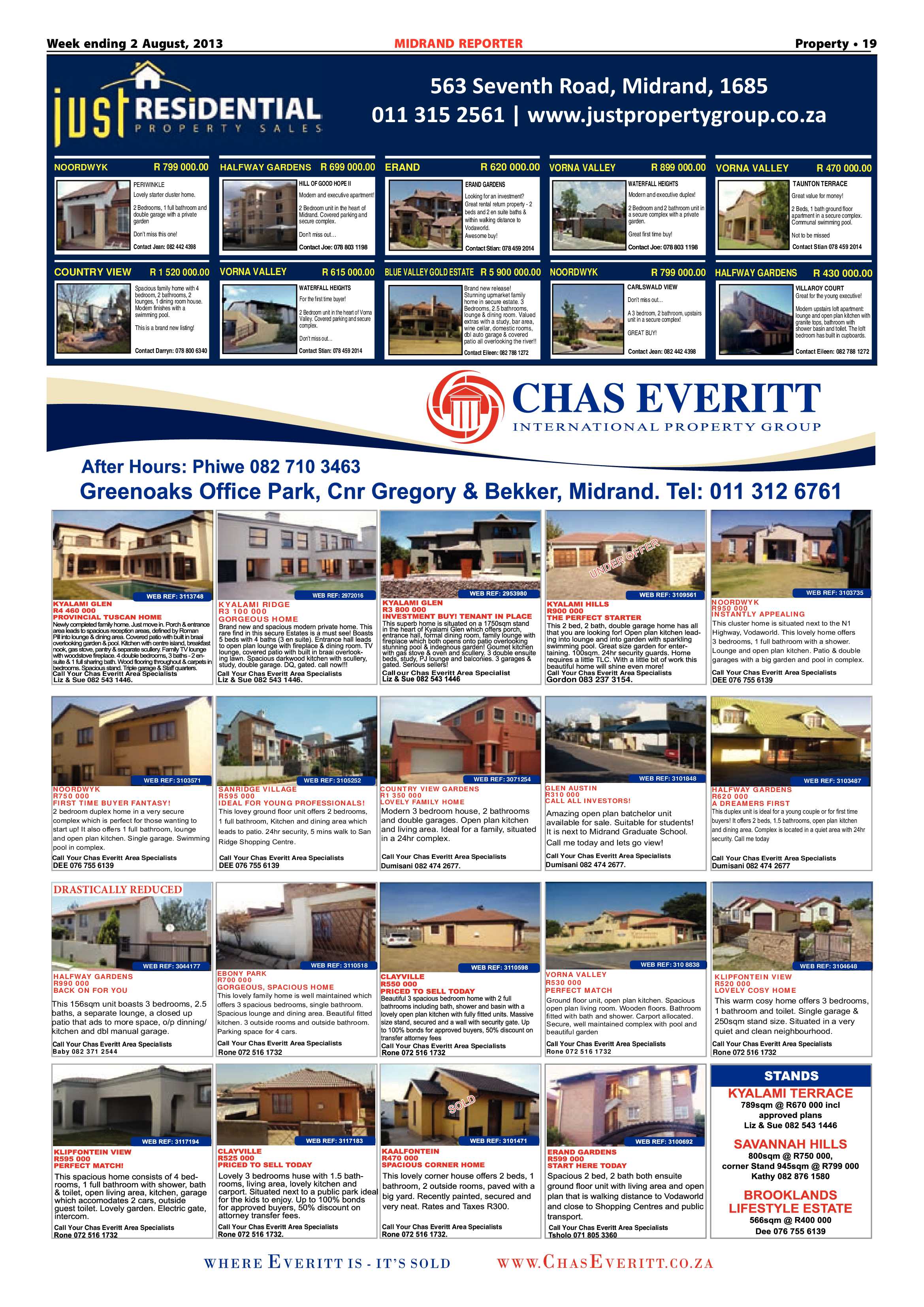 Midrand Reporter 02 August 2013 page 19