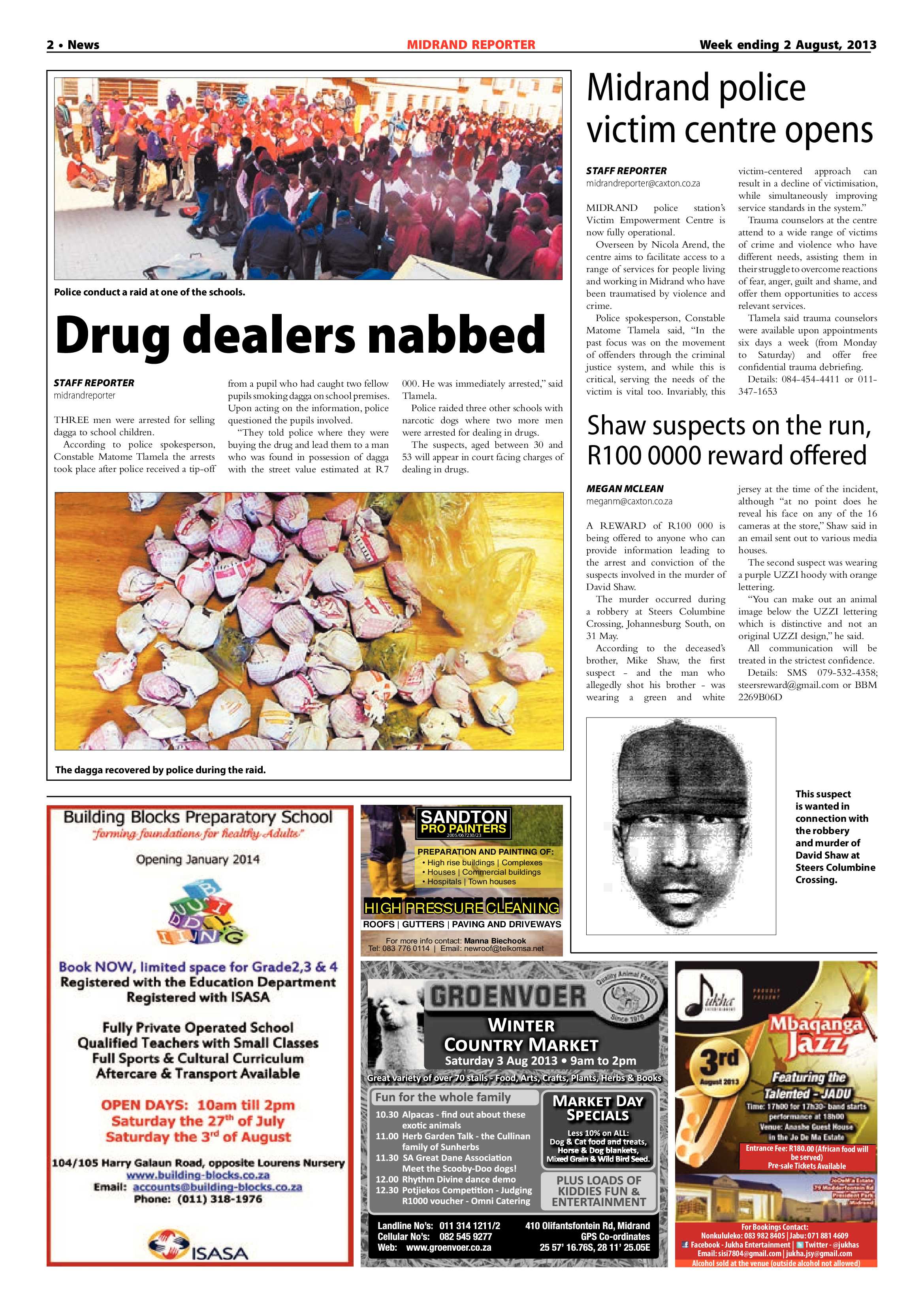 Midrand Reporter 02 August 2013 page 2