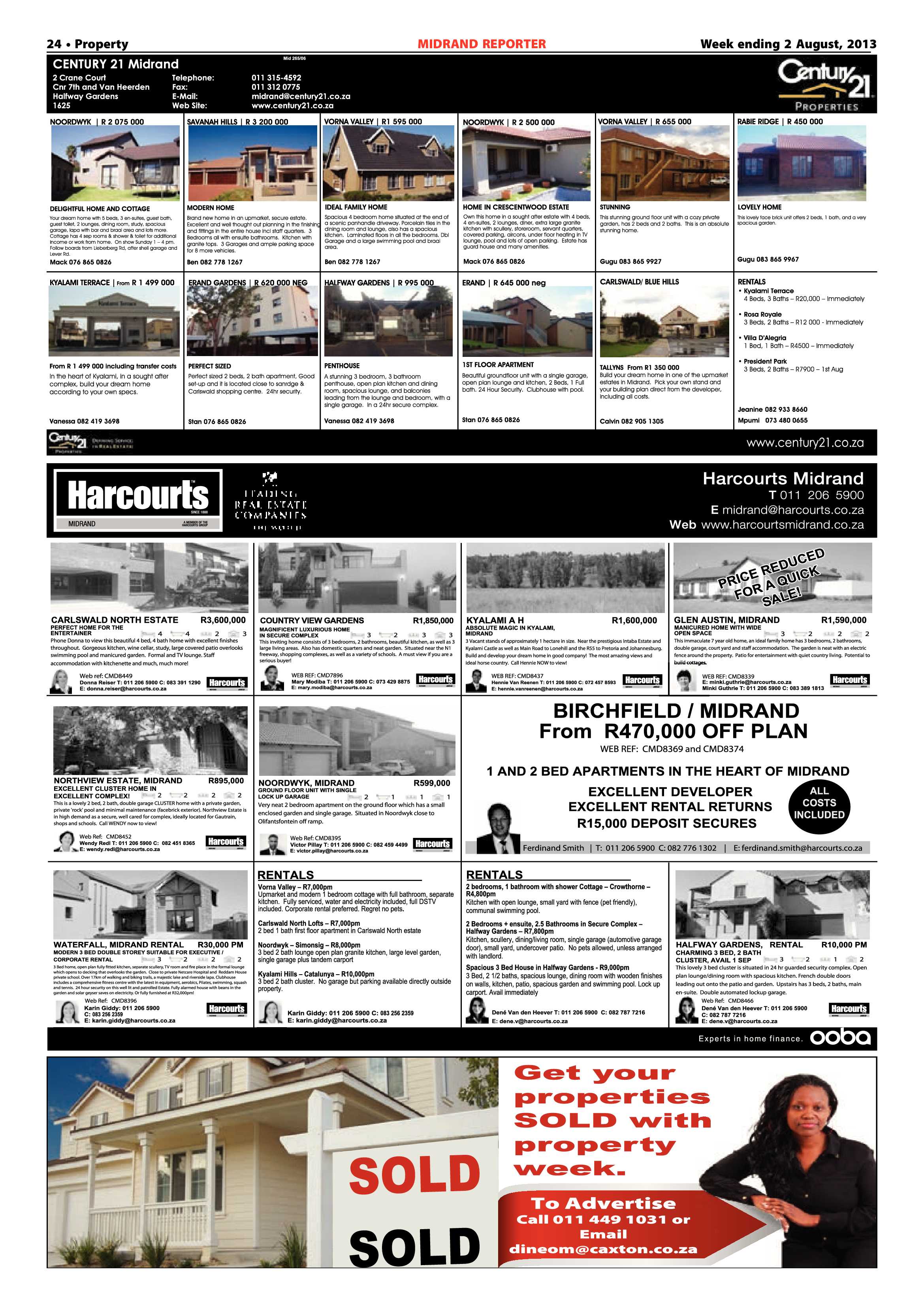 Midrand Reporter 02 August 2013 page 24
